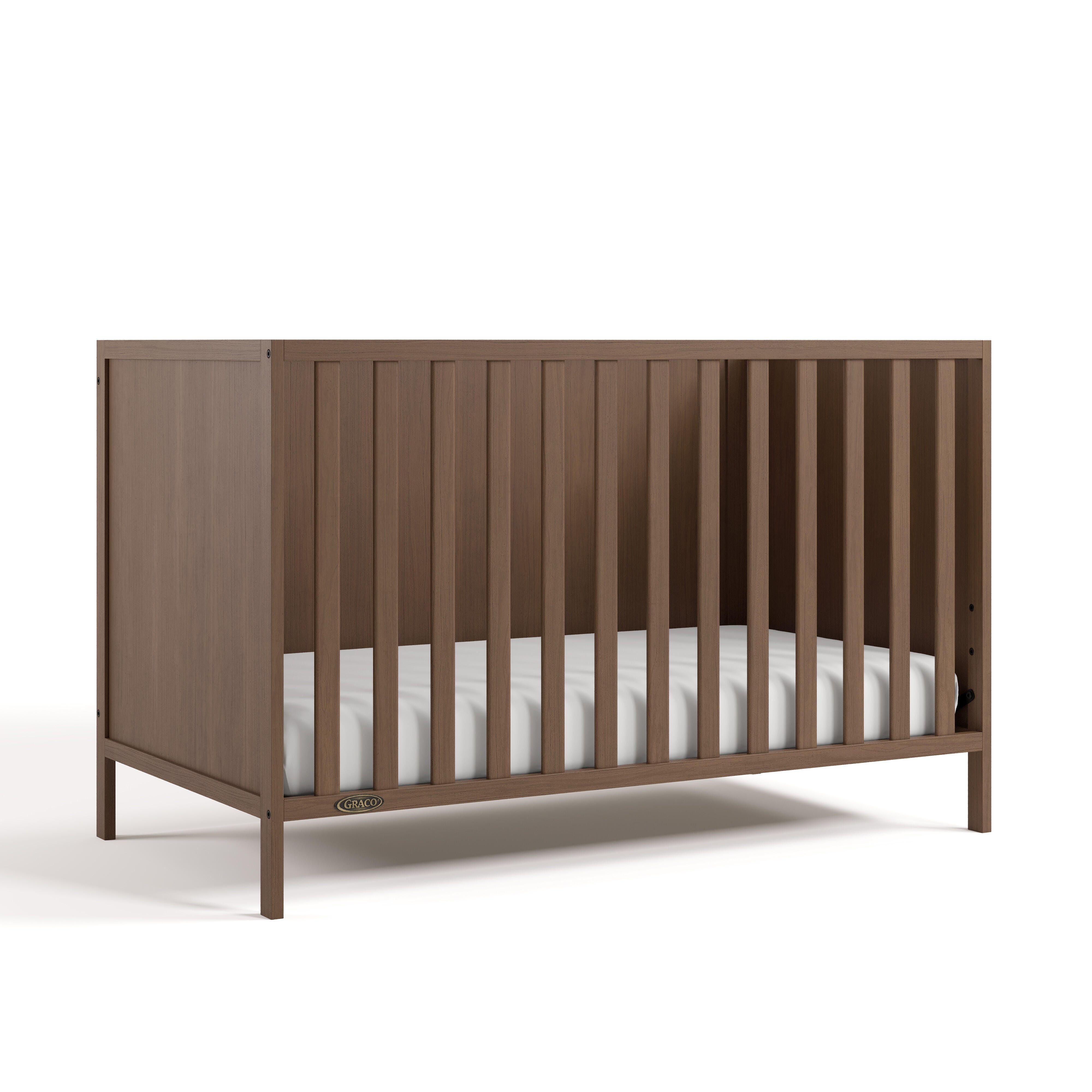 Graco Theo 3-in-1 Convertible Crib, Hazelnut, large