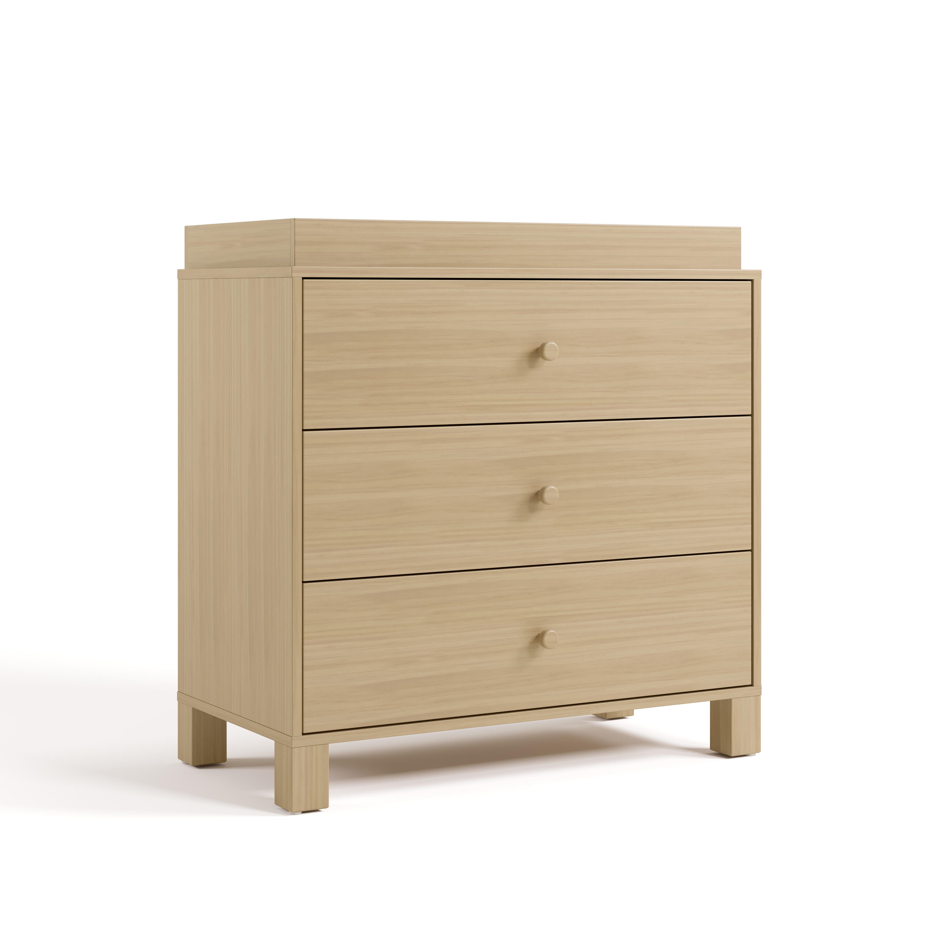 Storkcraft California 3 Drawer Chest with Changing Topper, Driftwood, large