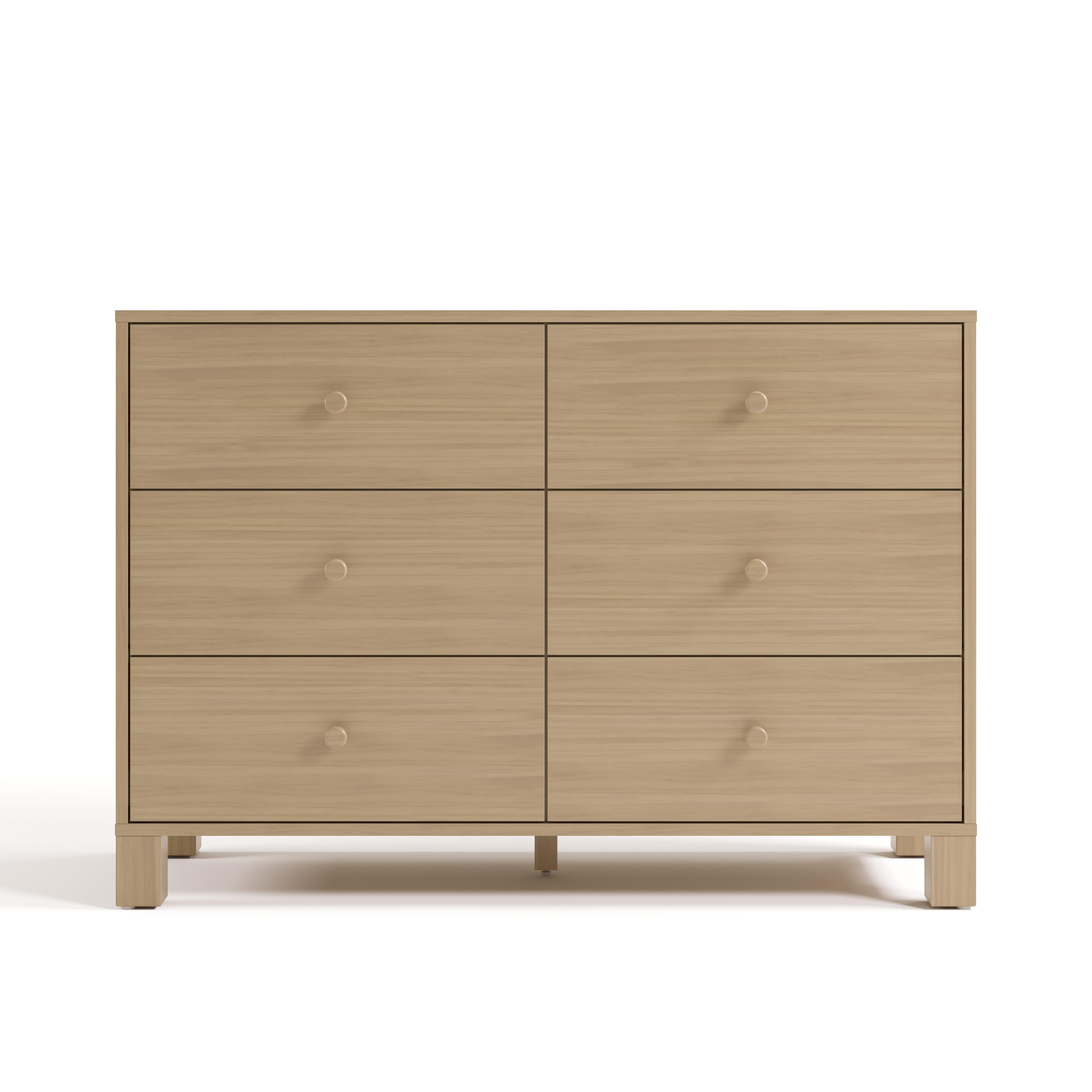 Storkcraft California 6 Drawer Double Dresser, , large