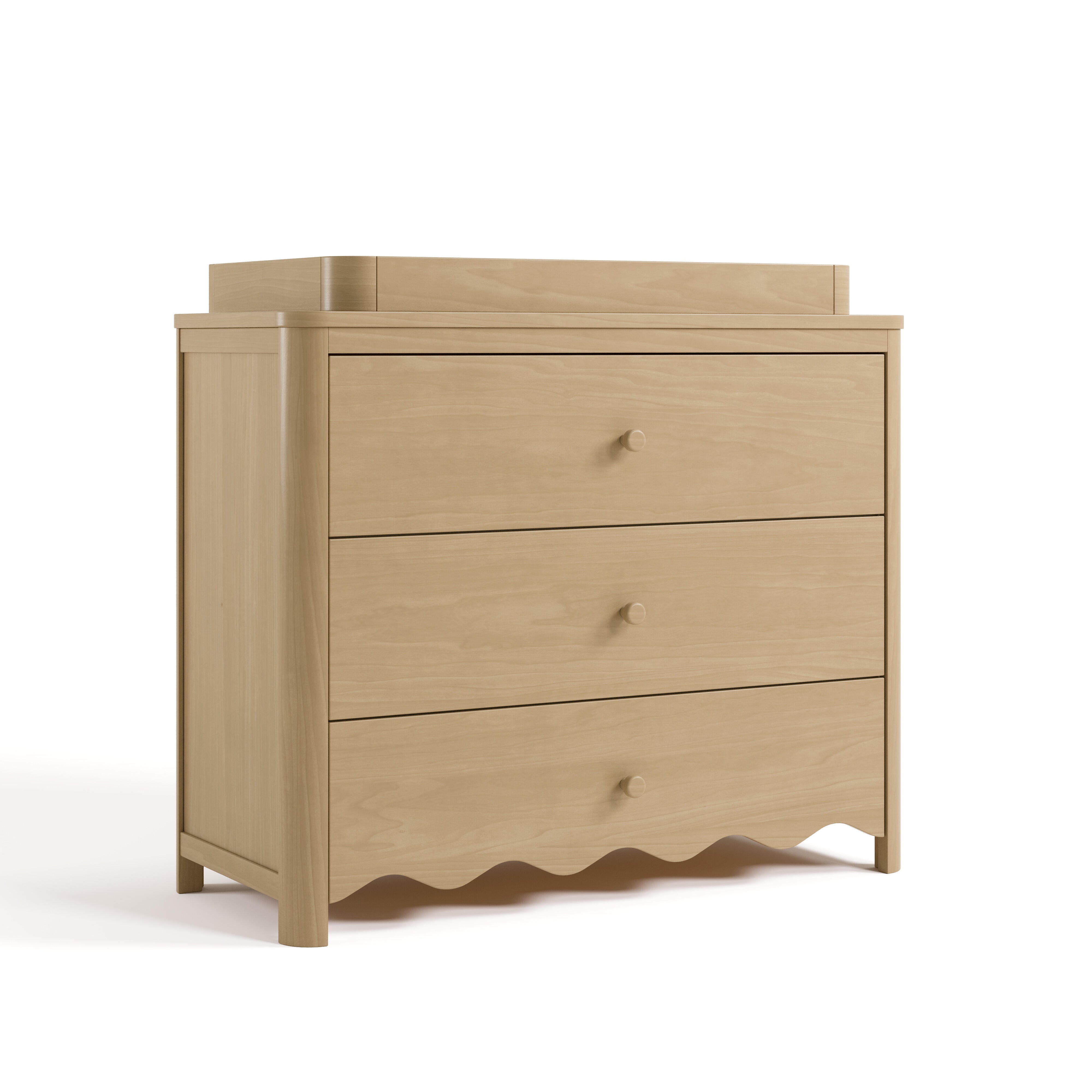 Storkcraft Casablanca 3 Drawer Chest with Removable Changing Topper, Driftwood, large