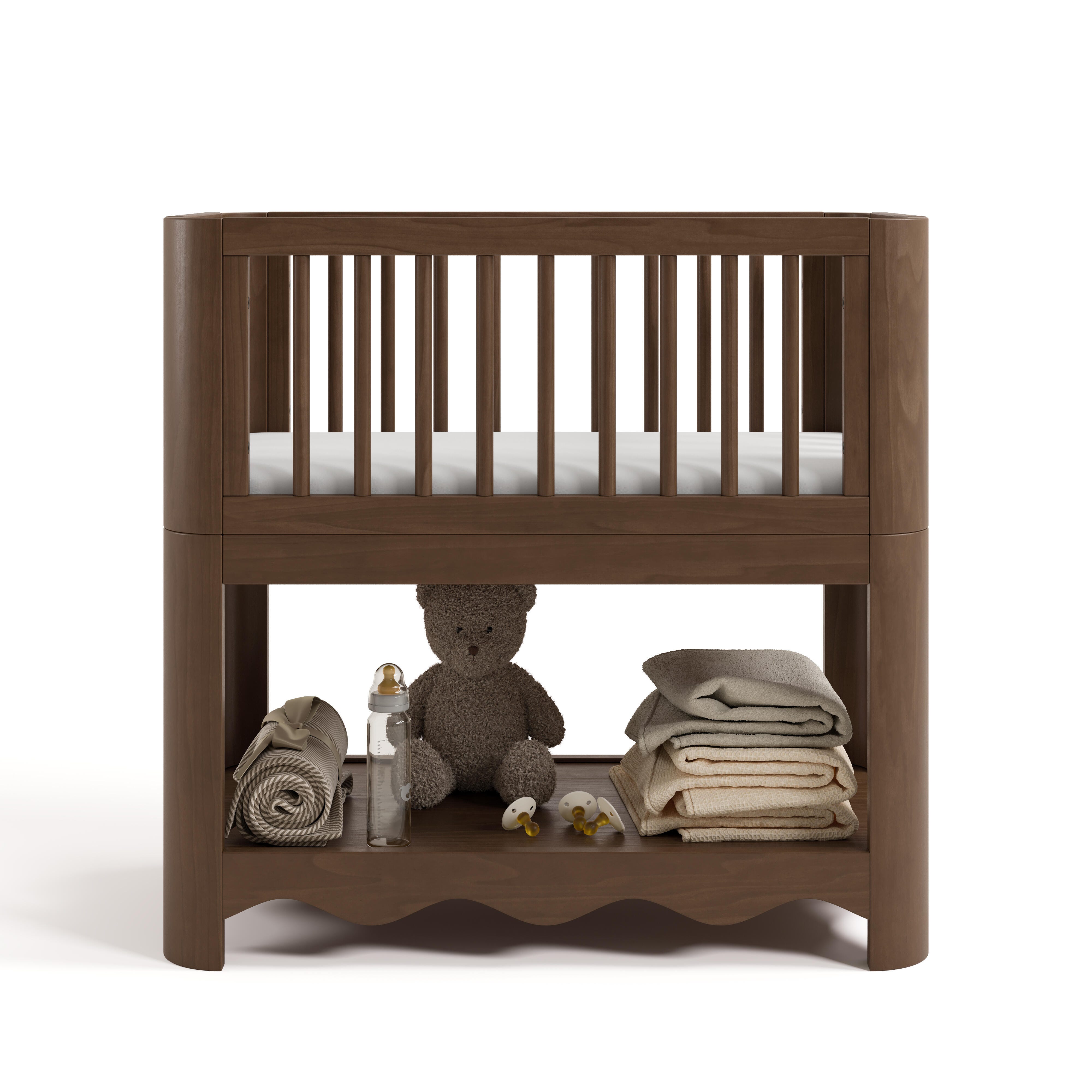 Storkcraft Casablanca 3-in-1 Convertible Bassinet, Hazelnut, large