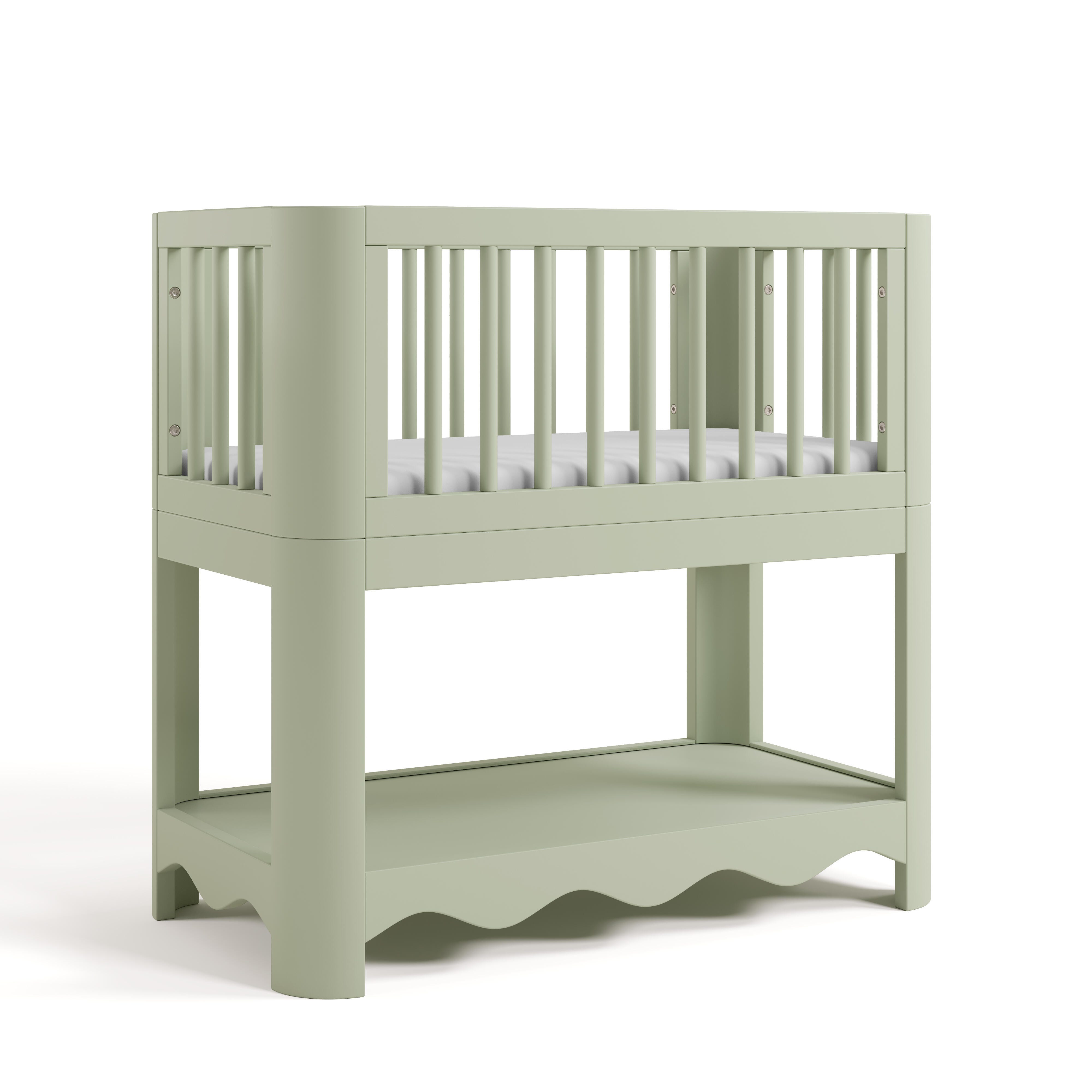 Storkcraft Casablanca 3-in-1 Convertible Bassinet, Sage, large