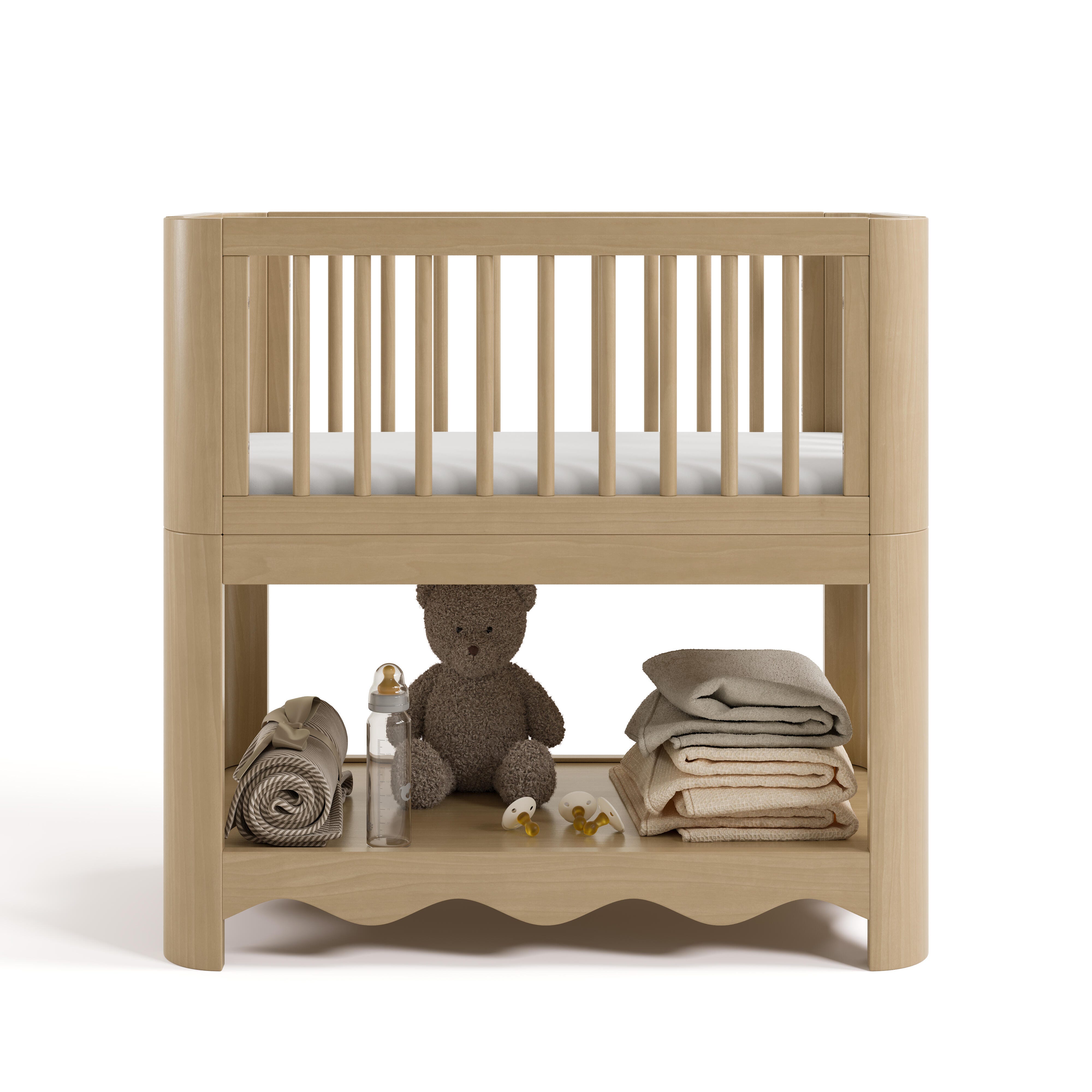 Storkcraft Casablanca 3-in-1 Convertible Bassinet, Driftwood, large