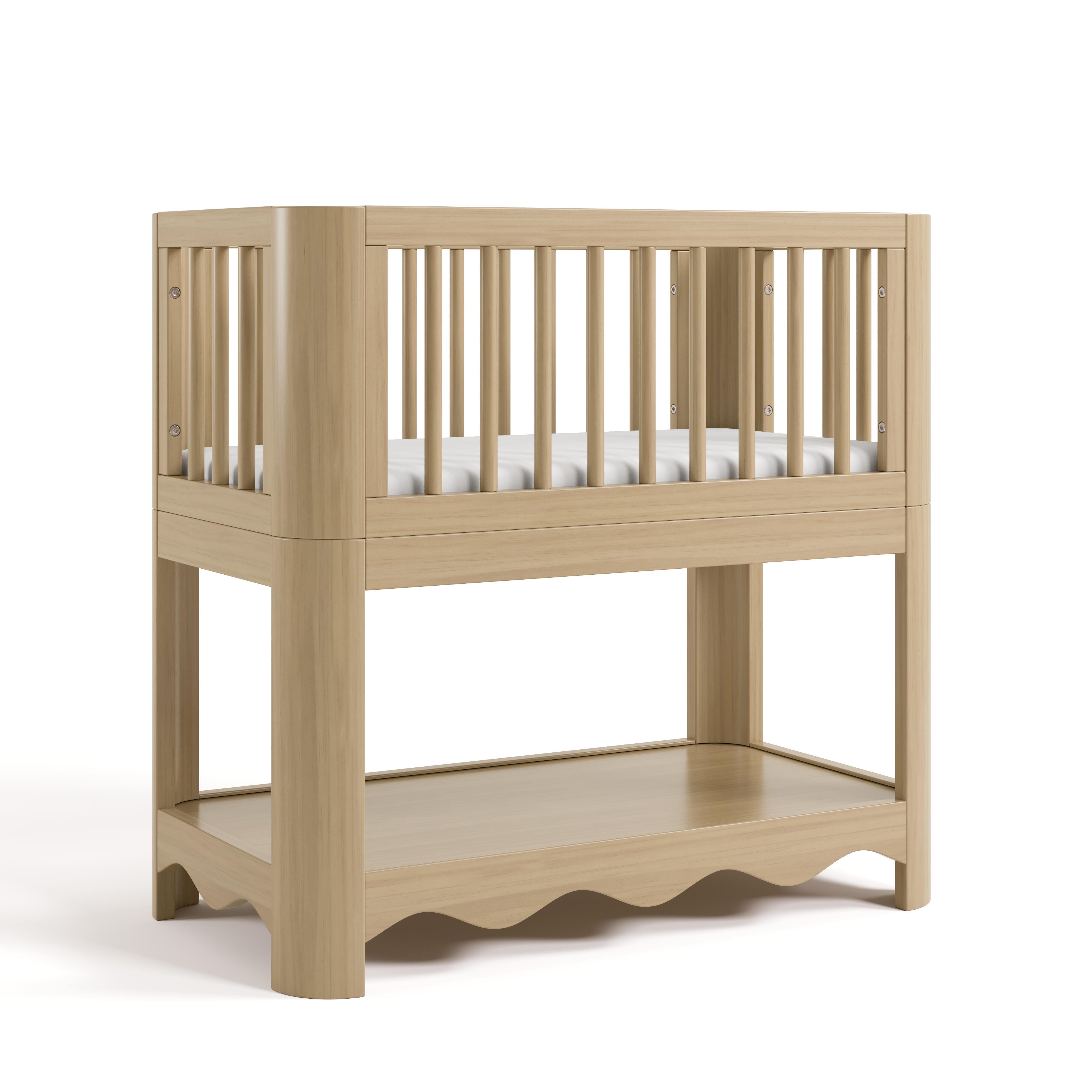 Storkcraft Casablanca 3-in-1 Convertible Bassinet, Driftwood, large