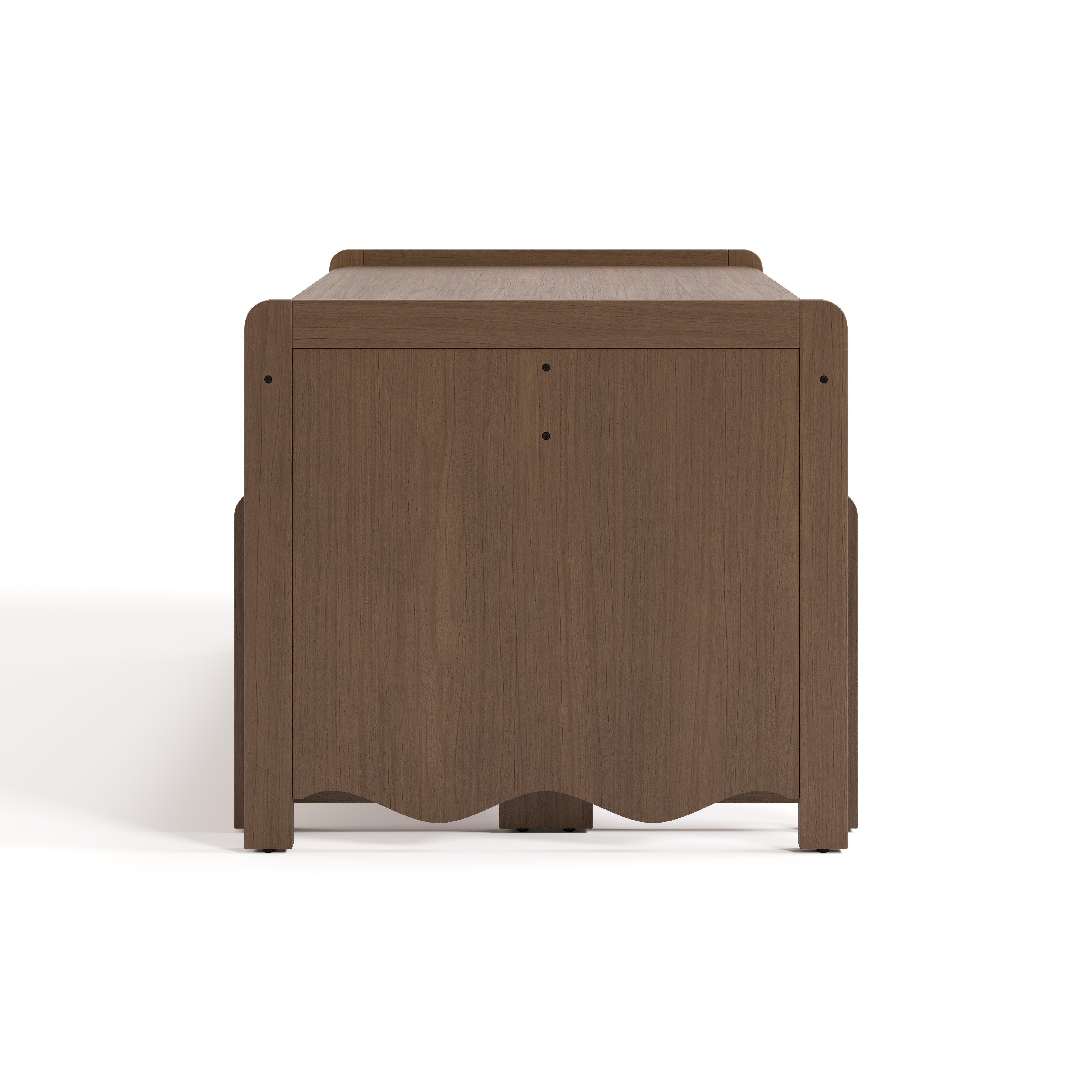 Storkcraft Casablanca Kids Table and Bench Set, Hazelnut, large