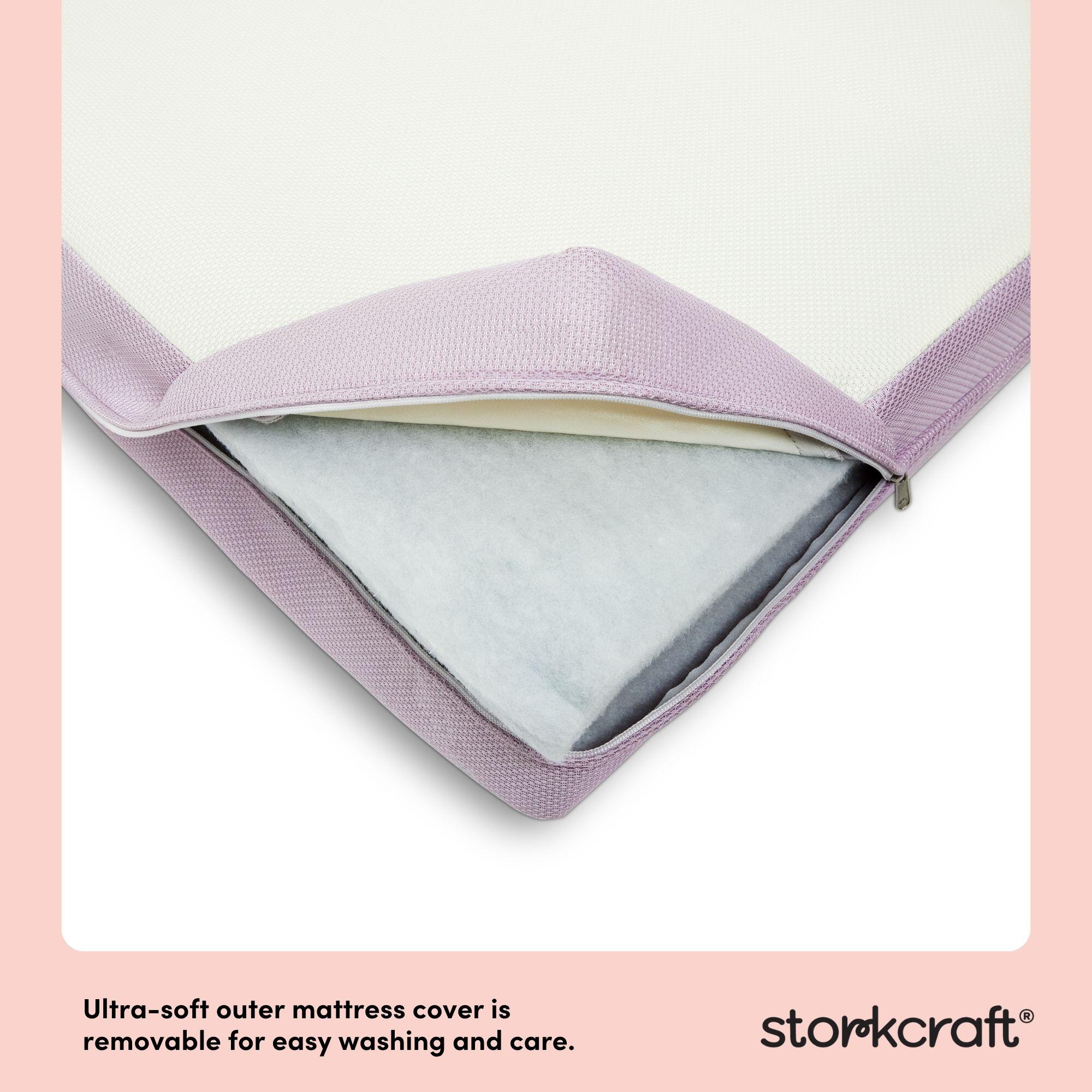 Storkcraft Grow-with-Me Dual-Sided Crib & Toddler Mattress, , rollover
