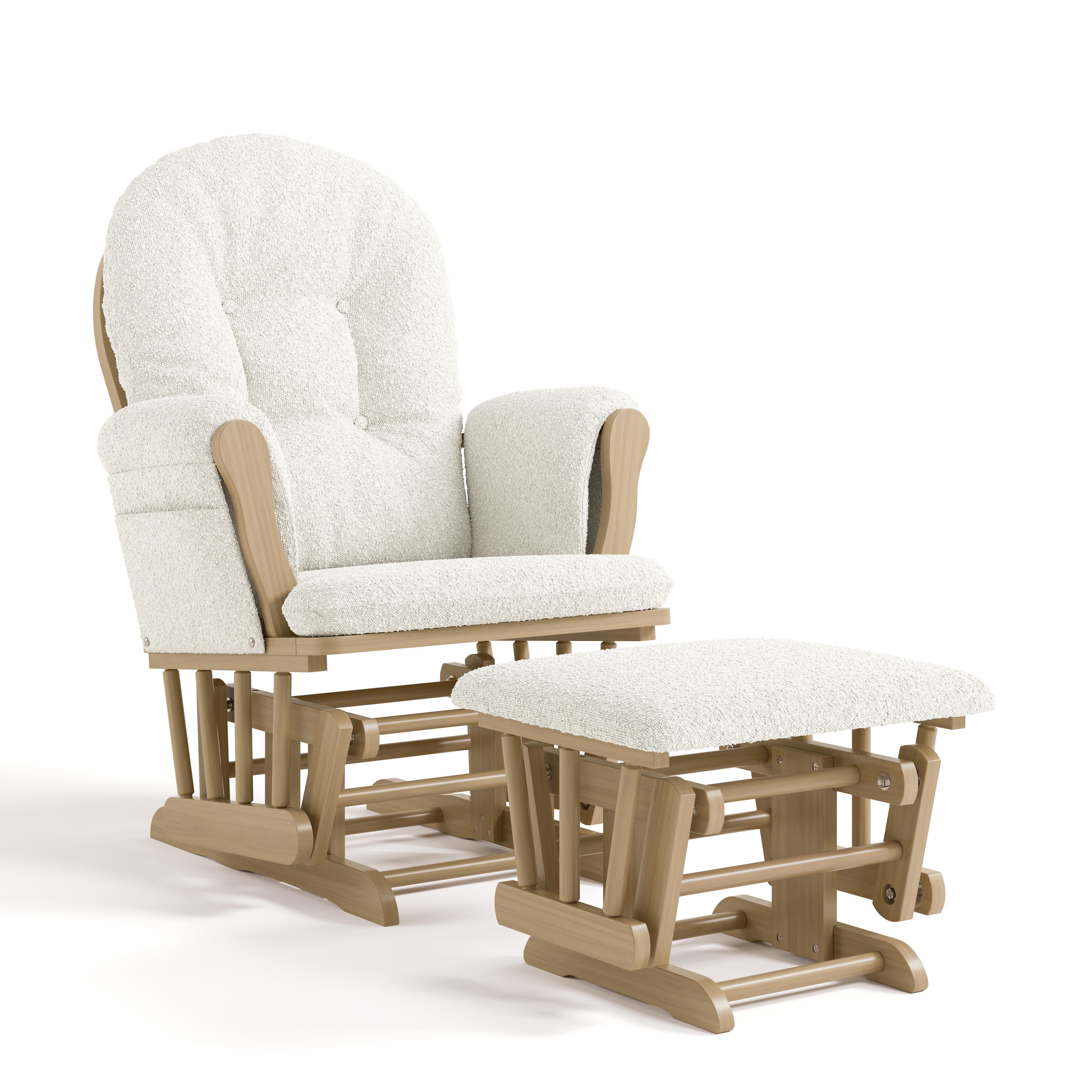 Storkcraft Hoop Glider and Ottoman