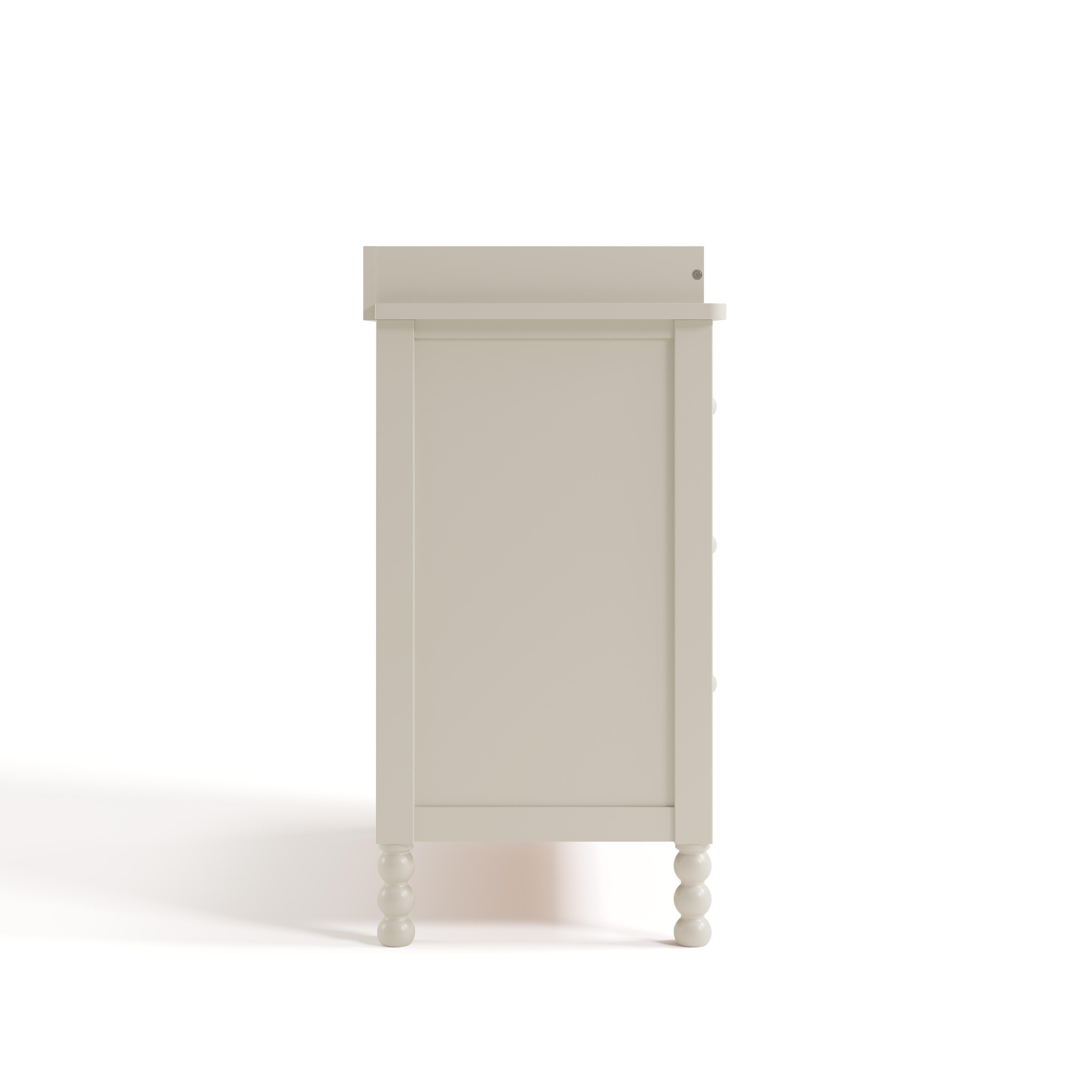 Storkcraft Rio 3 Drawer Chest with Removable Changing Topper, Frosted Oat, large