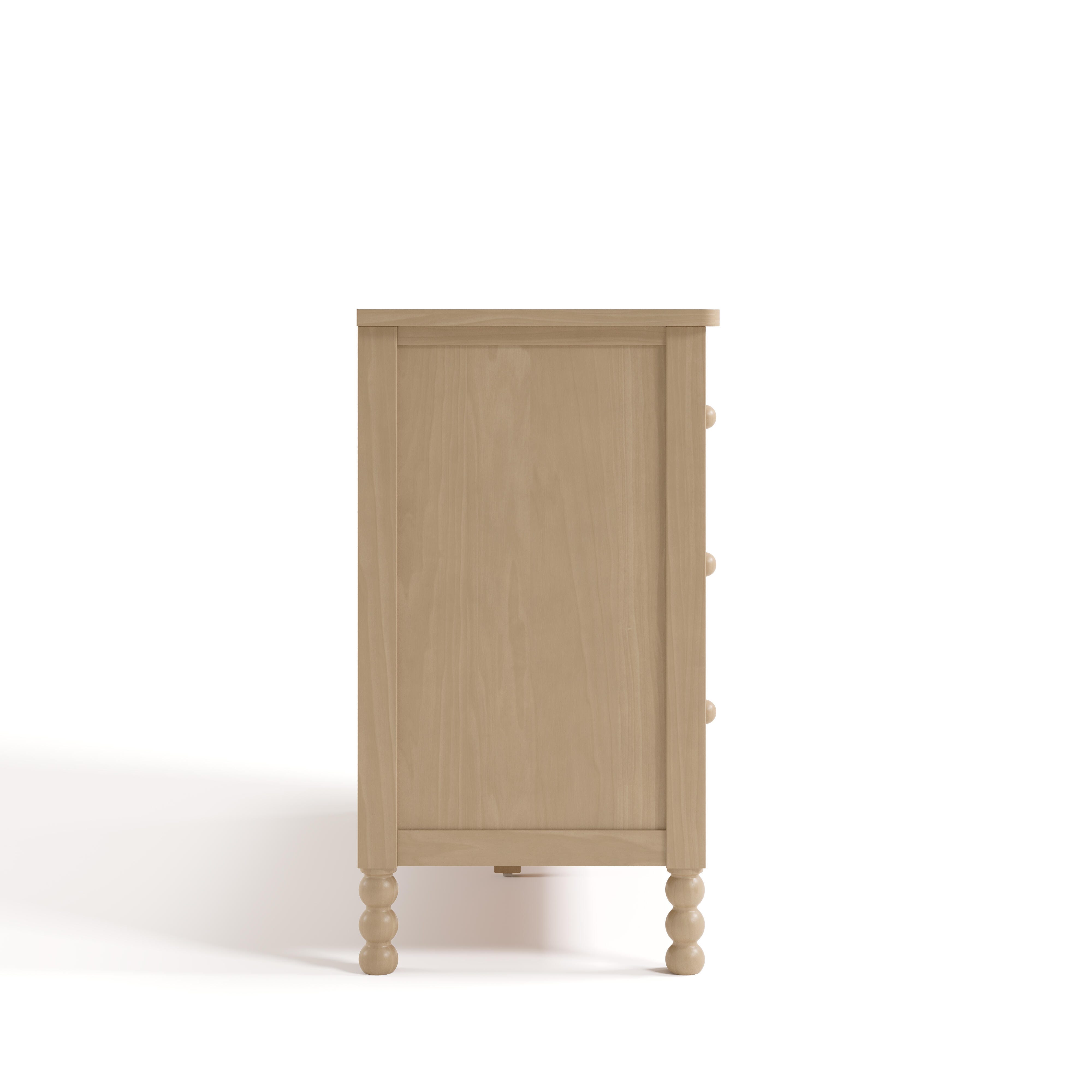 Storkcraft Rio 6 Drawer Double Dresser, Driftwood, large