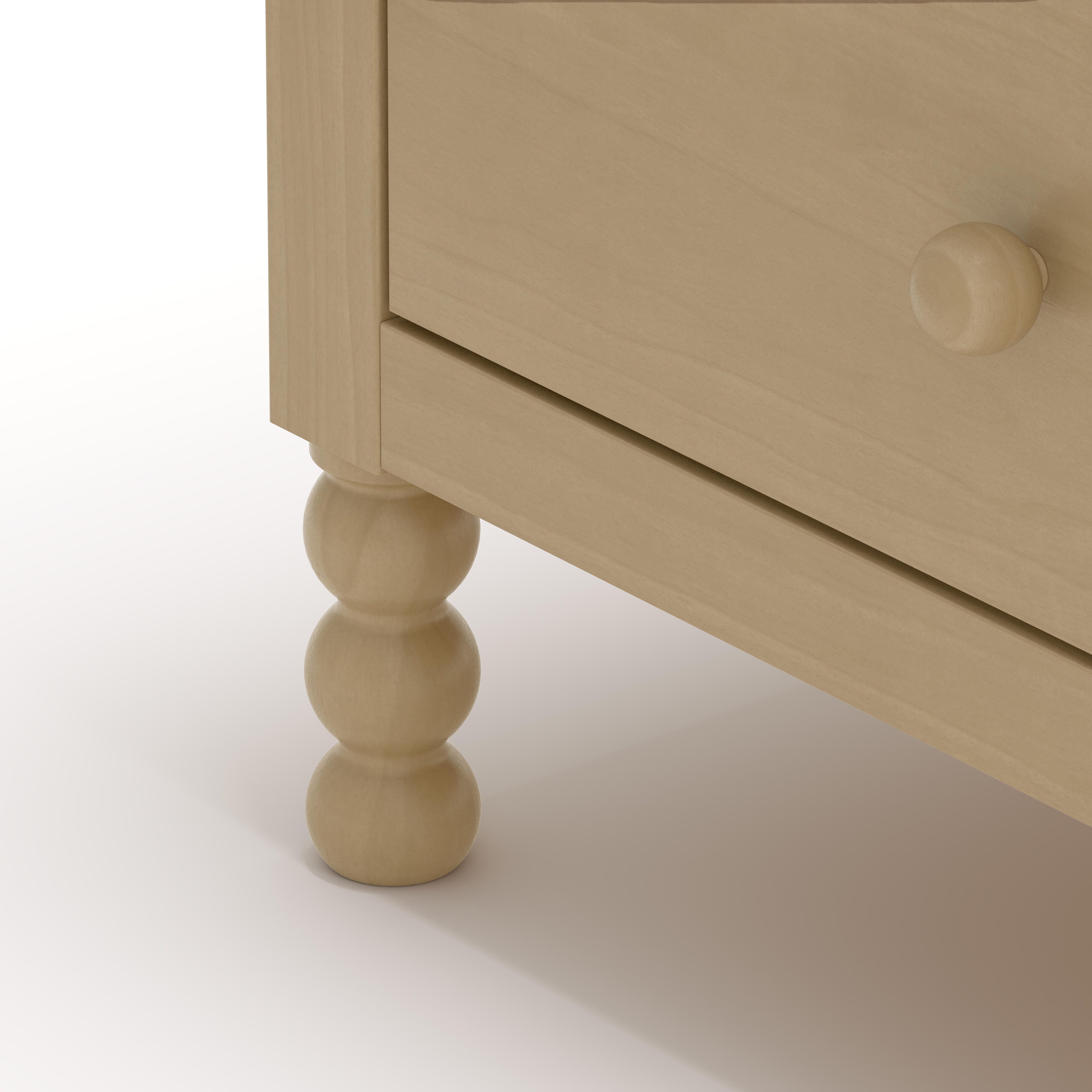 Storkcraft Rio 6 Drawer Double Dresser, Driftwood, large
