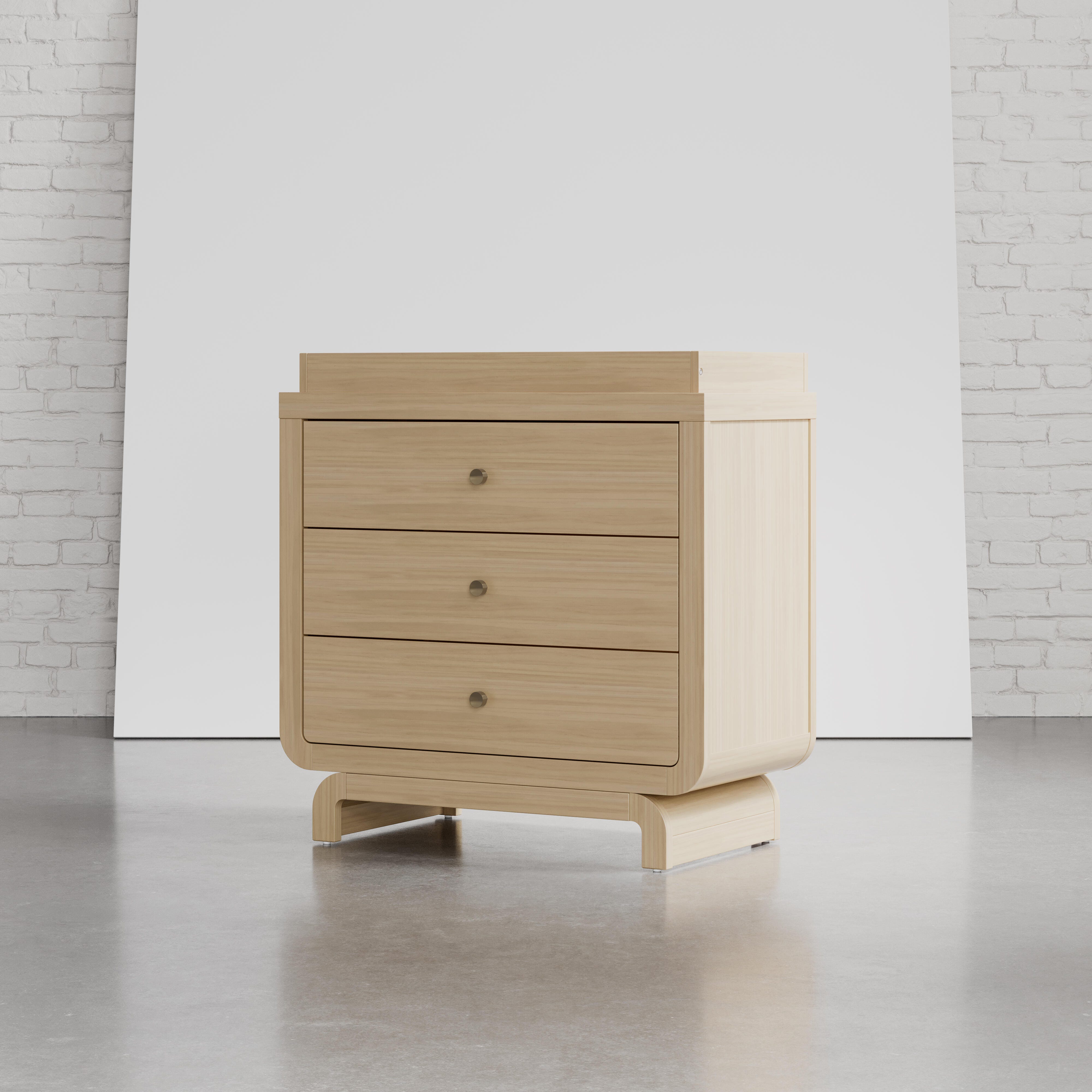 Storkcraft Santorini 3 Drawer Chest with Removable Changing Topper, Driftwood, large