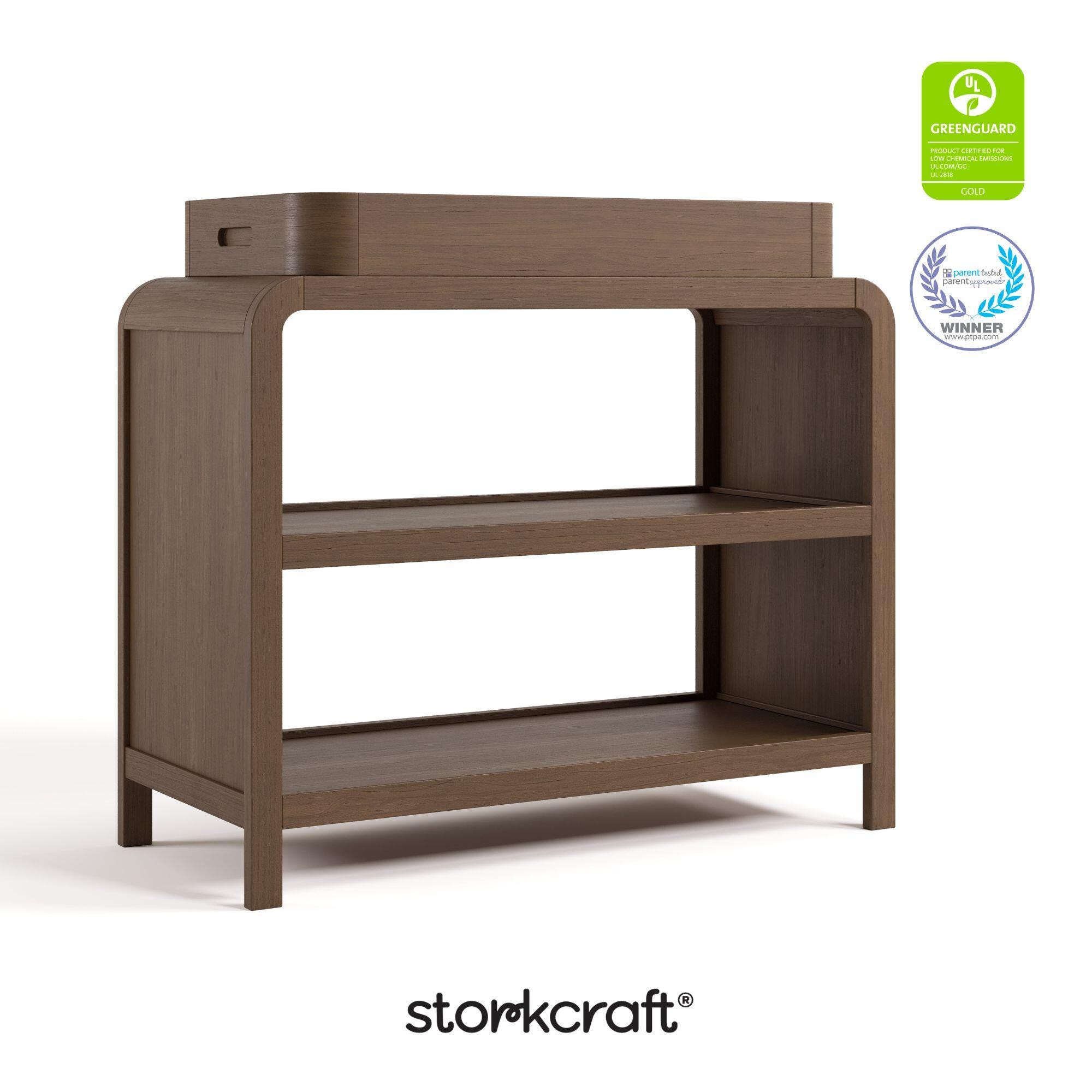 Storkcraft Santos Changing Table, Hazelnut, large