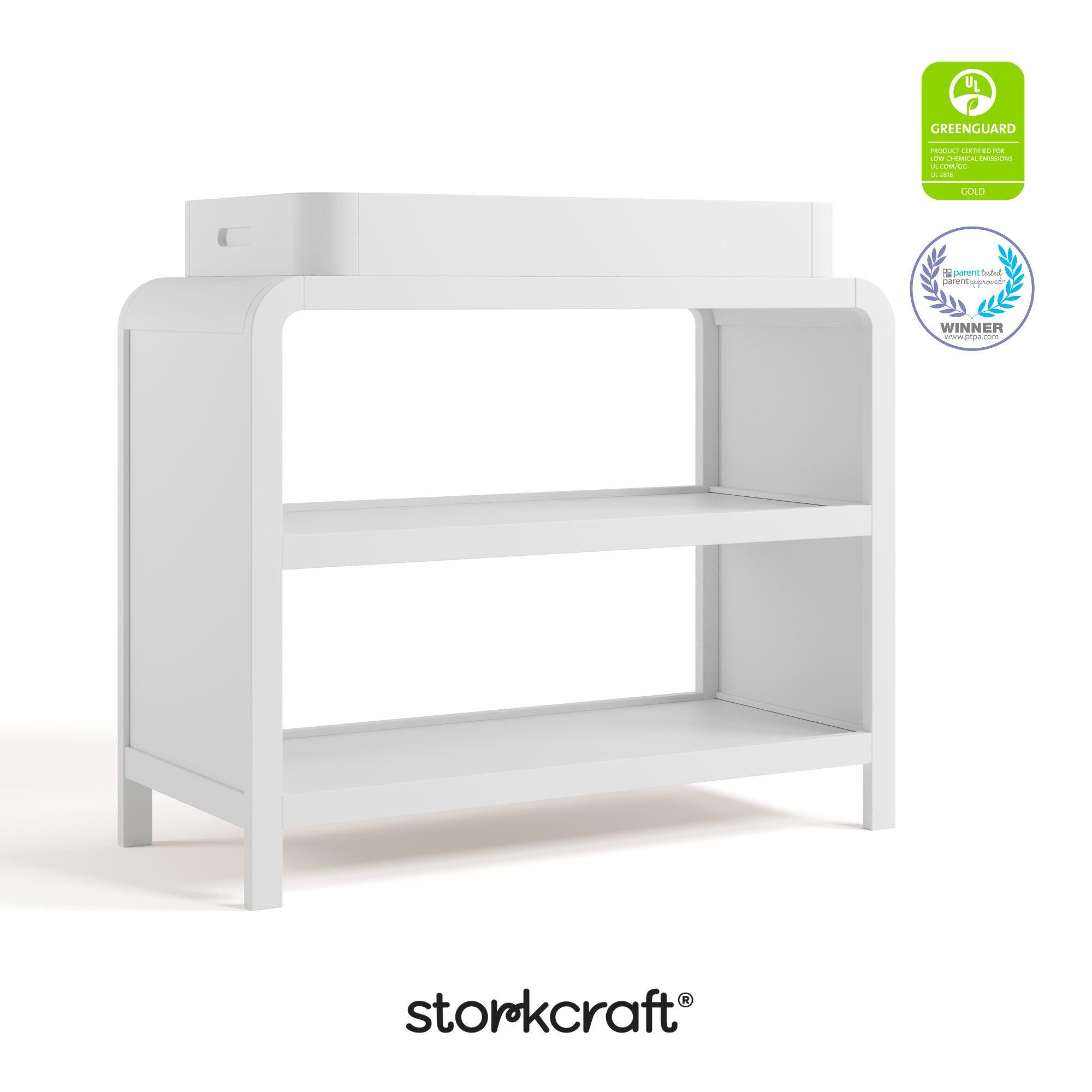 Storkcraft Santos Changing Table, White, large