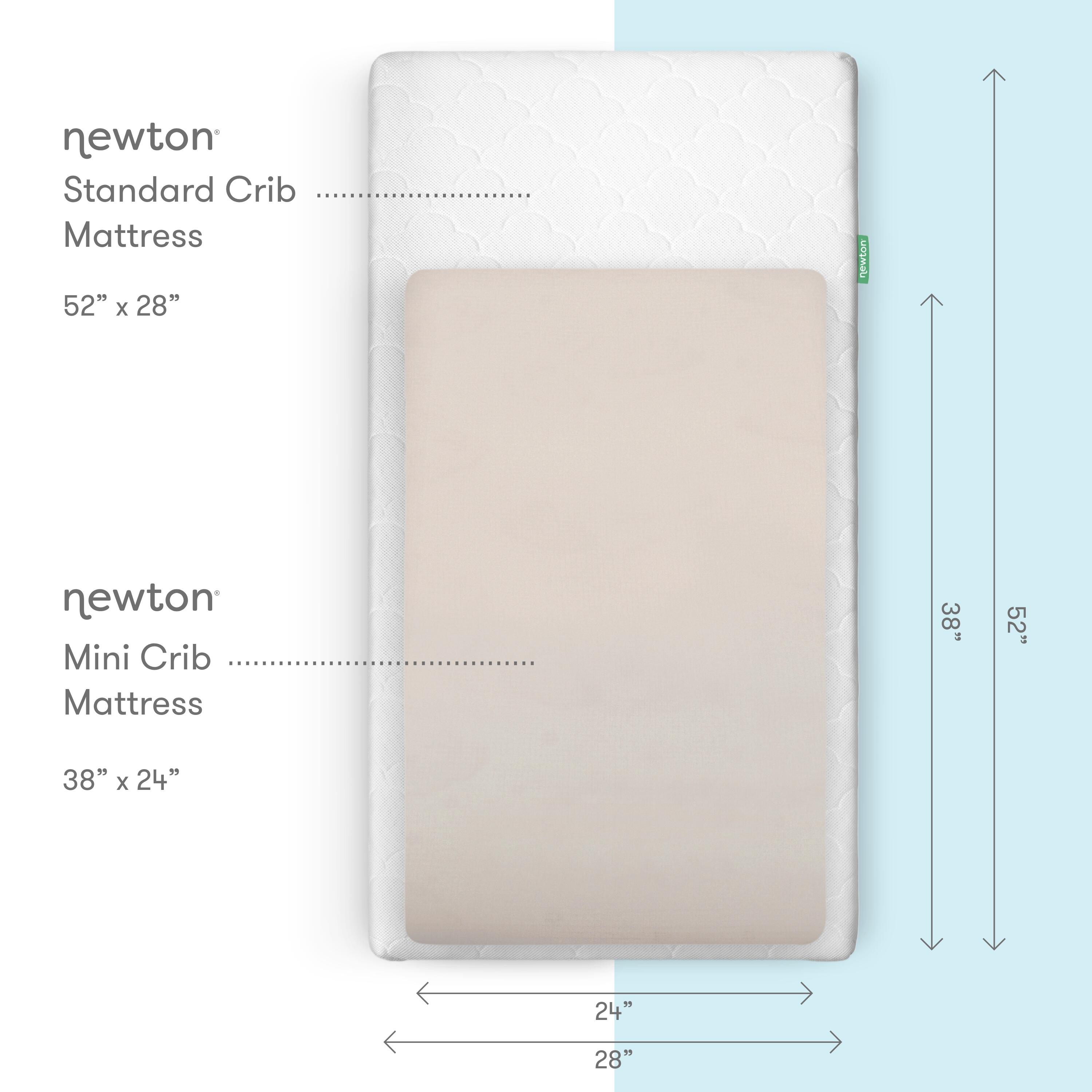 Newton Baby Solid Mini Crib Sheets (Set of 2), Beige, large