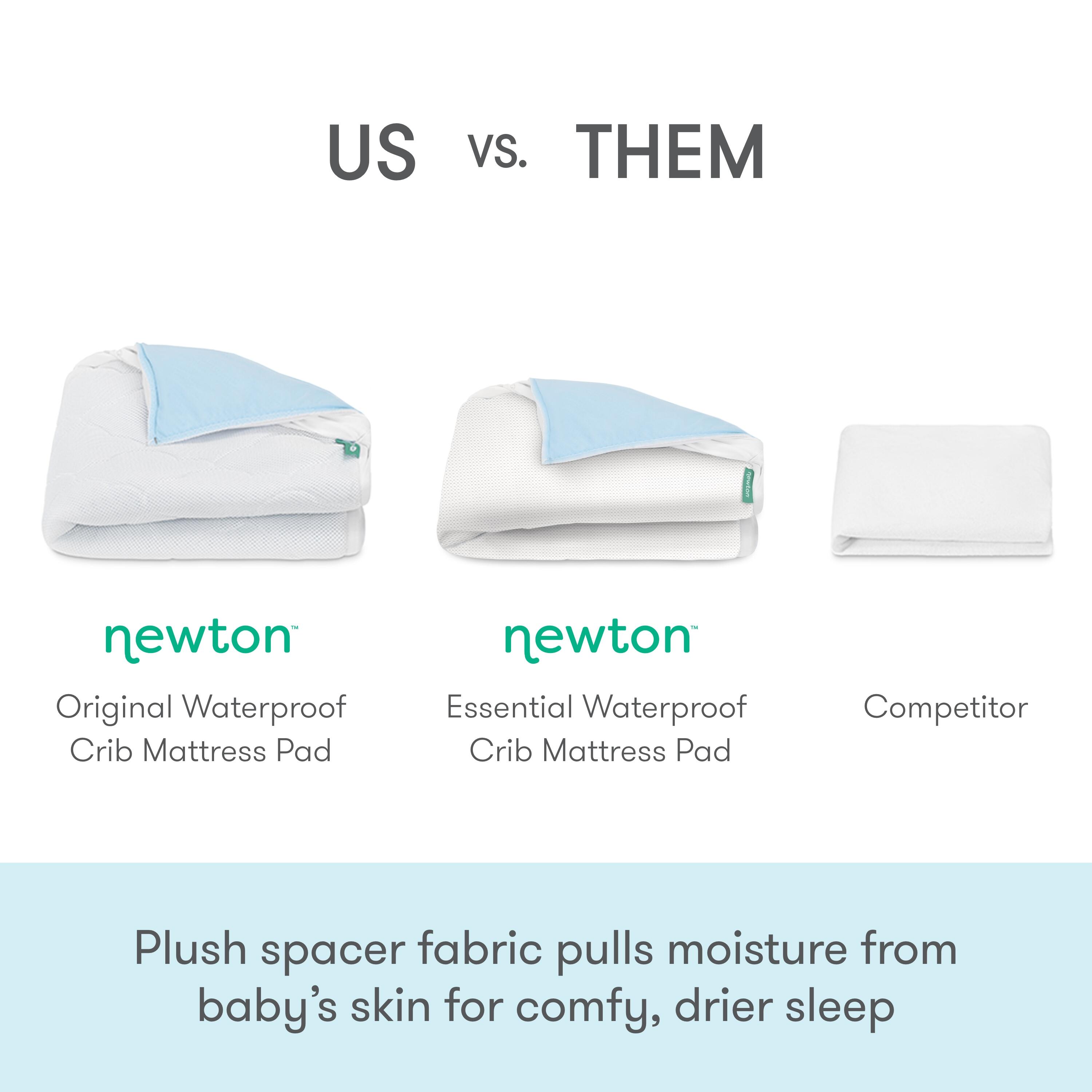 Newton Baby Waterproof Crib Mattress Pad, , large
