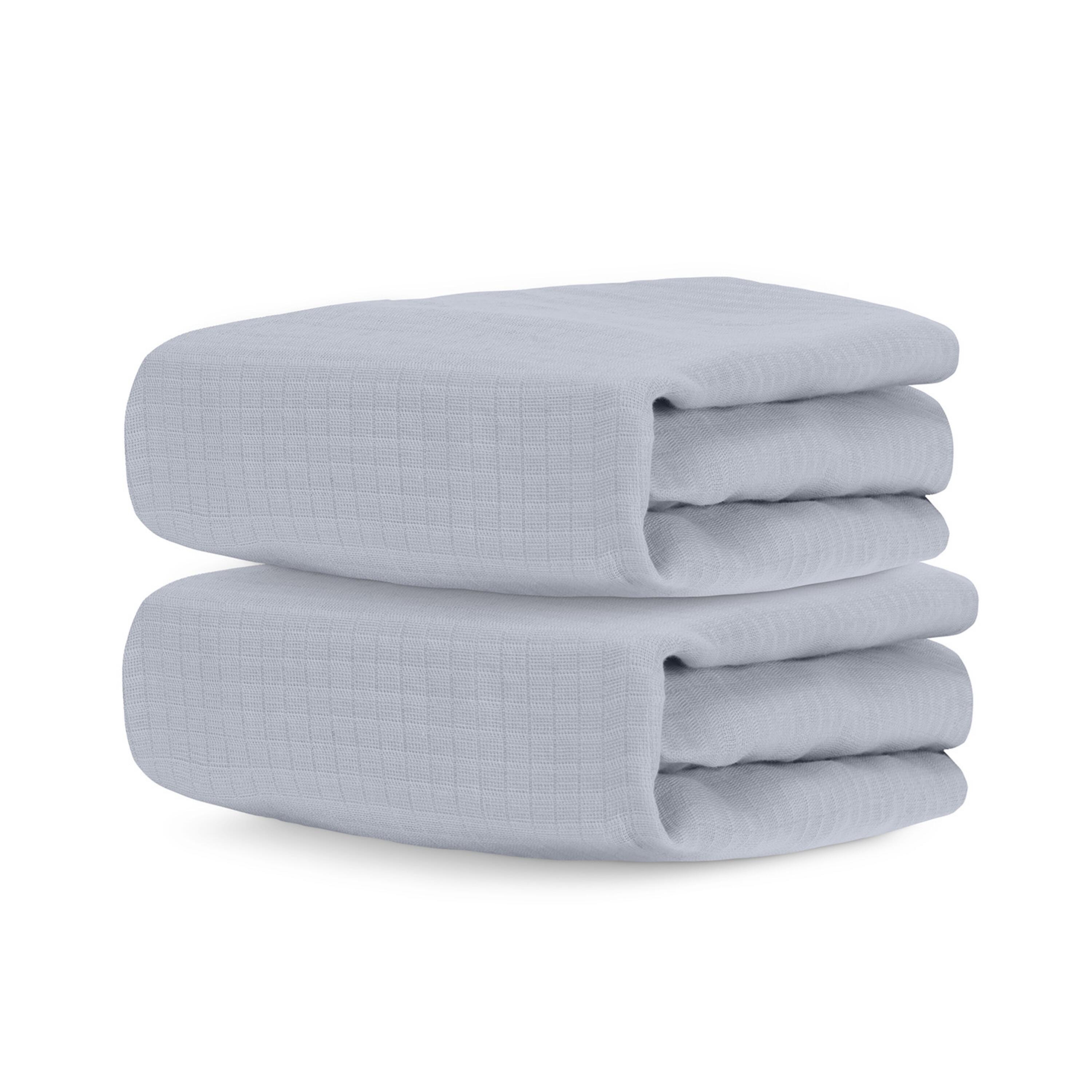 Newton Baby Solid Mini Crib Sheets (Set of 2), Gray, large