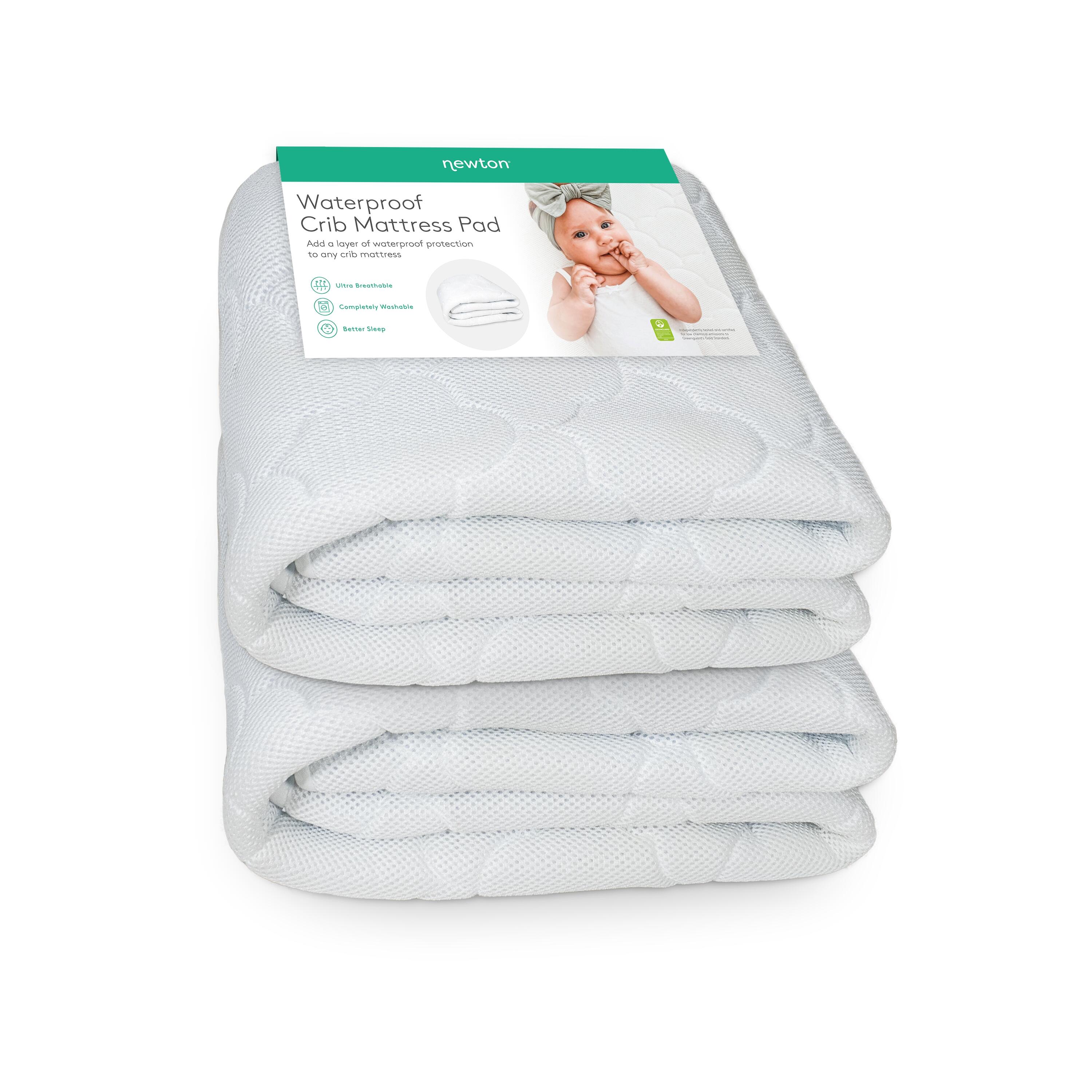 Newton Baby Waterproof Crib Mattress Pad (Set of 2), , large