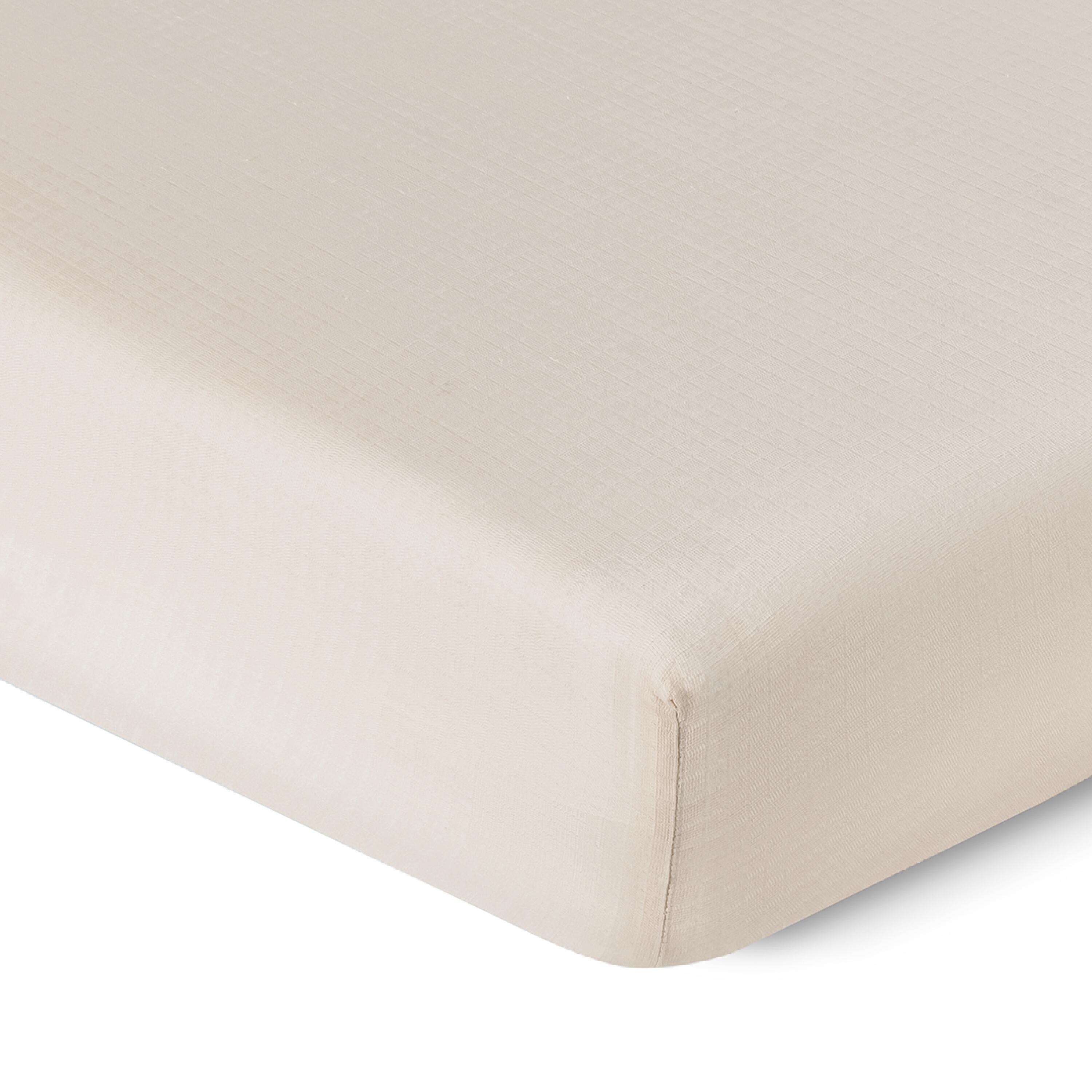 Newton Baby Solid Crib Sheets (Set of 2), Beige, large