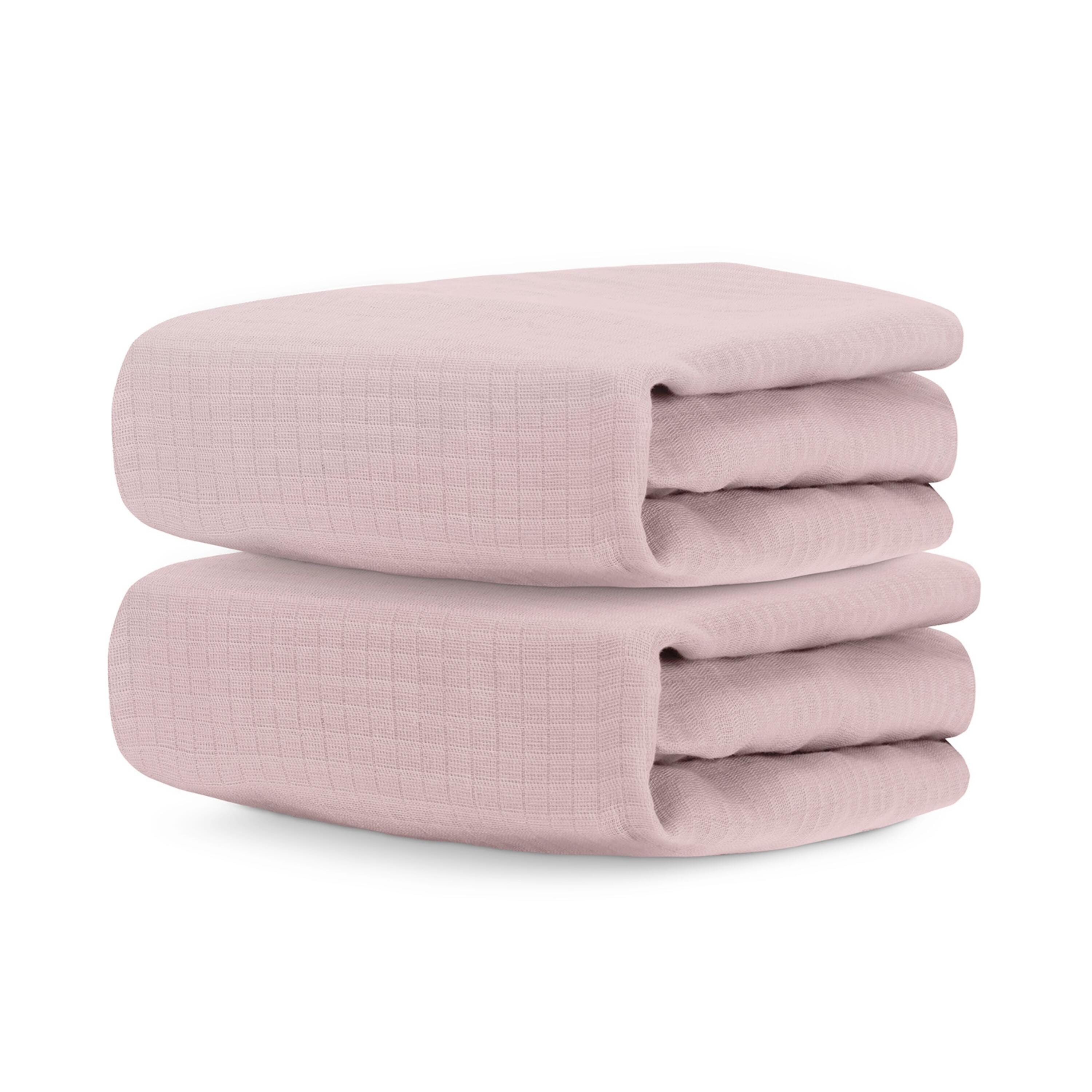 Newton Baby Solid Mini Crib Sheets (Set of 2), Pink, large