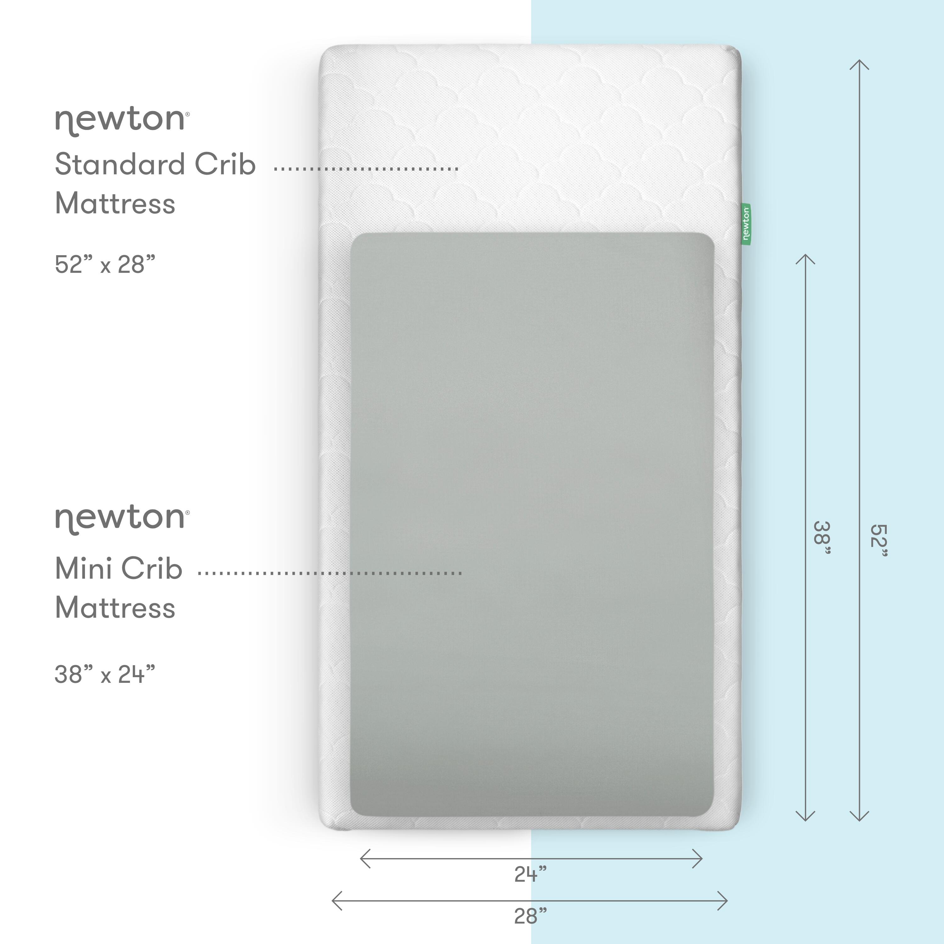 Newton Baby Solid Mini Crib Sheets (Set of 2), Sage, large