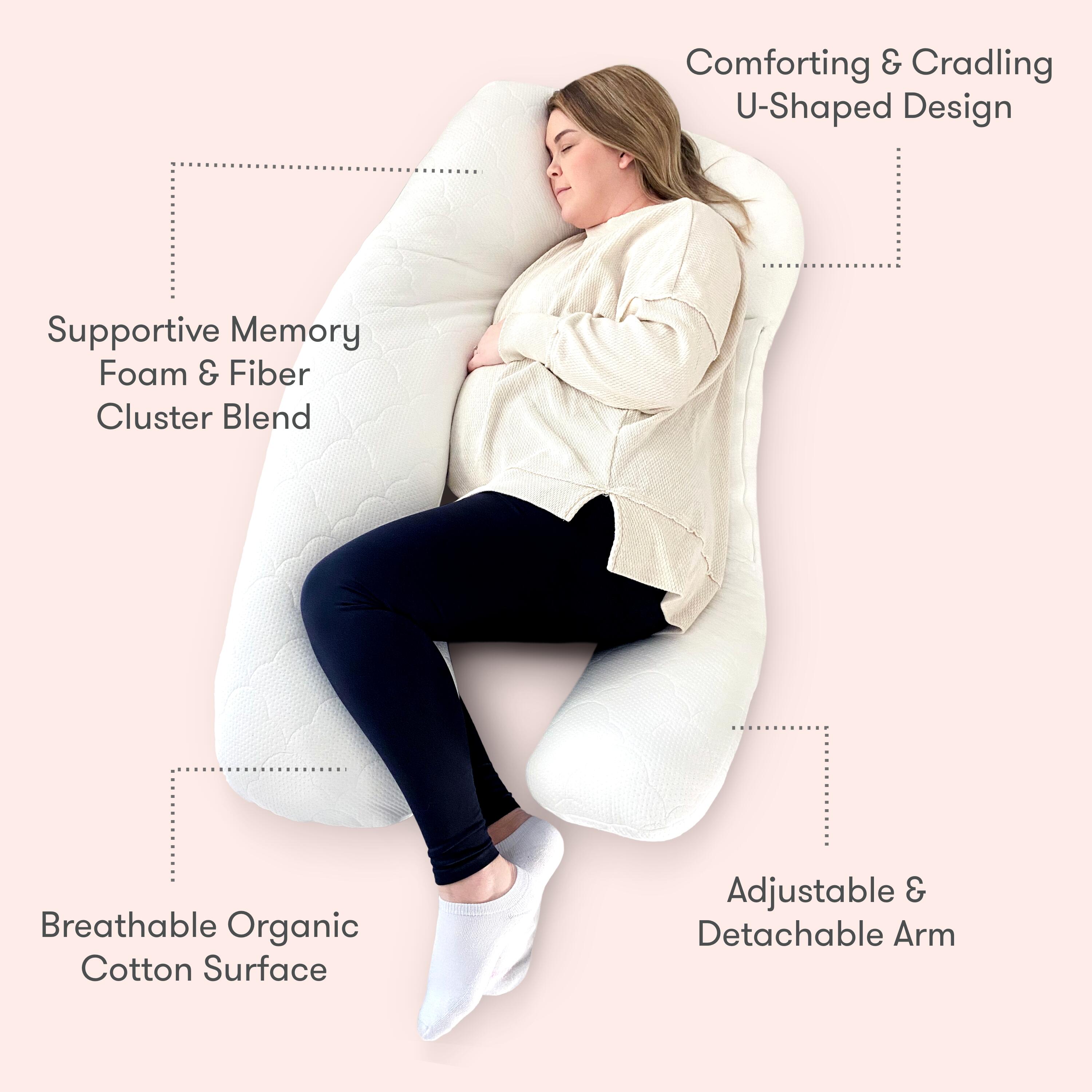 Newton Baby Memory foam Pregnancy Pillow, , large