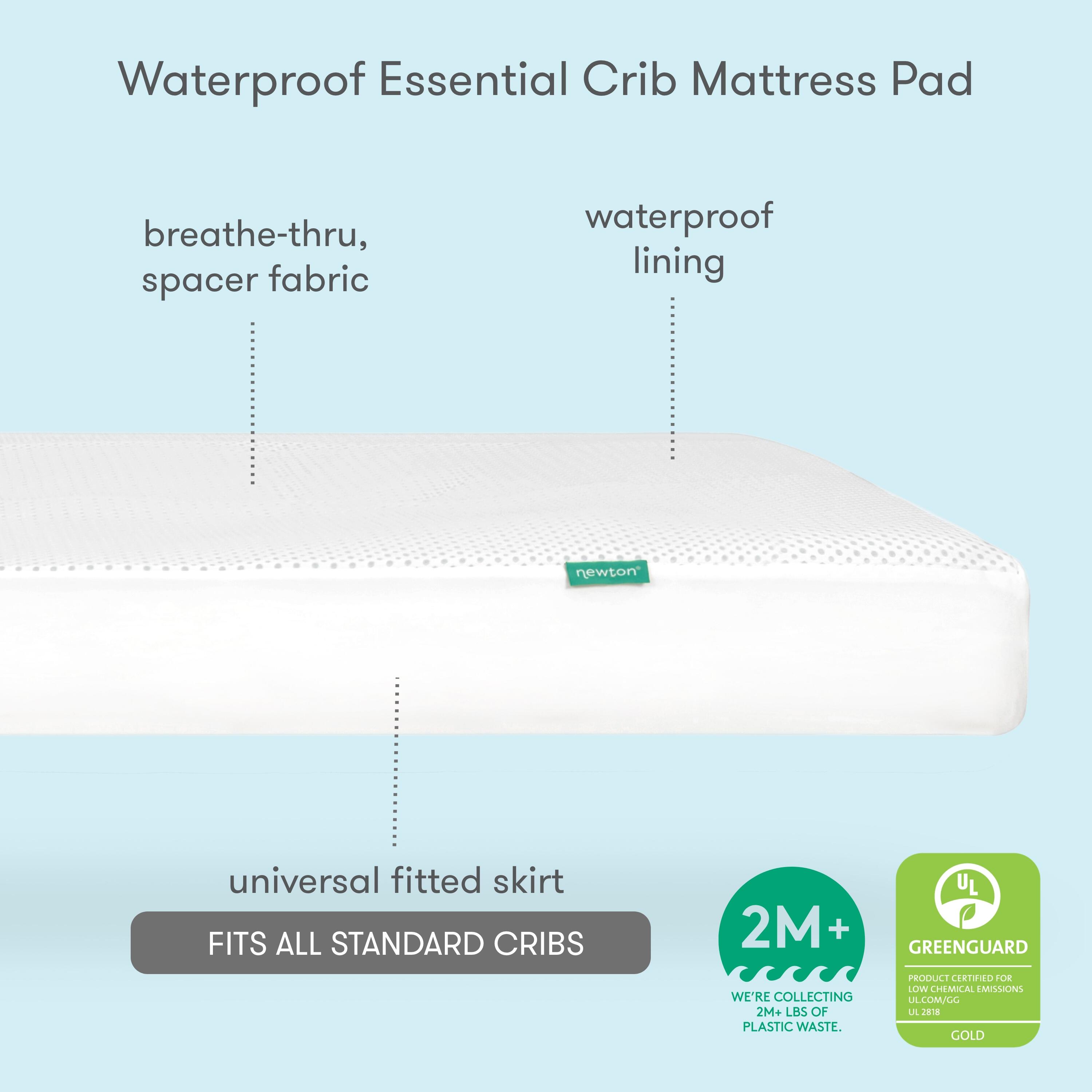 Newton Baby Essential Waterproof Mattress Pad, , large