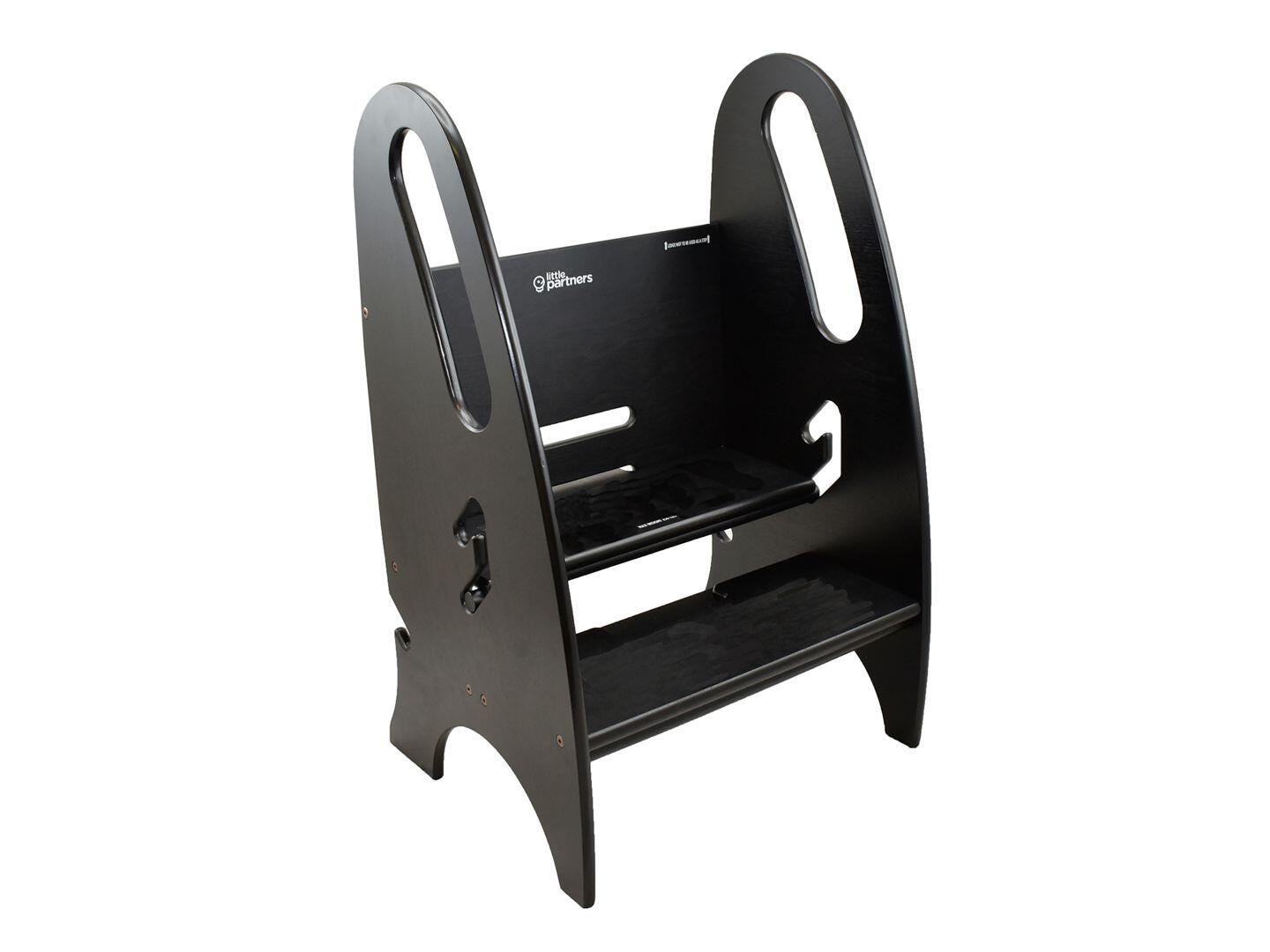 Little Partners 3-in-1 Step Stool, Ebony, large