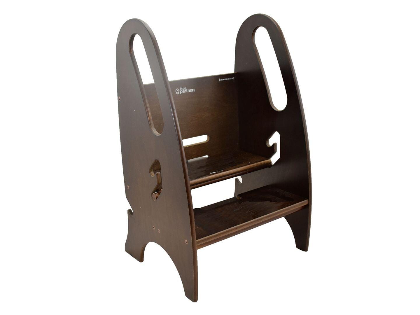 Little Partners 3-in-1 Step Stool, Espresso, large