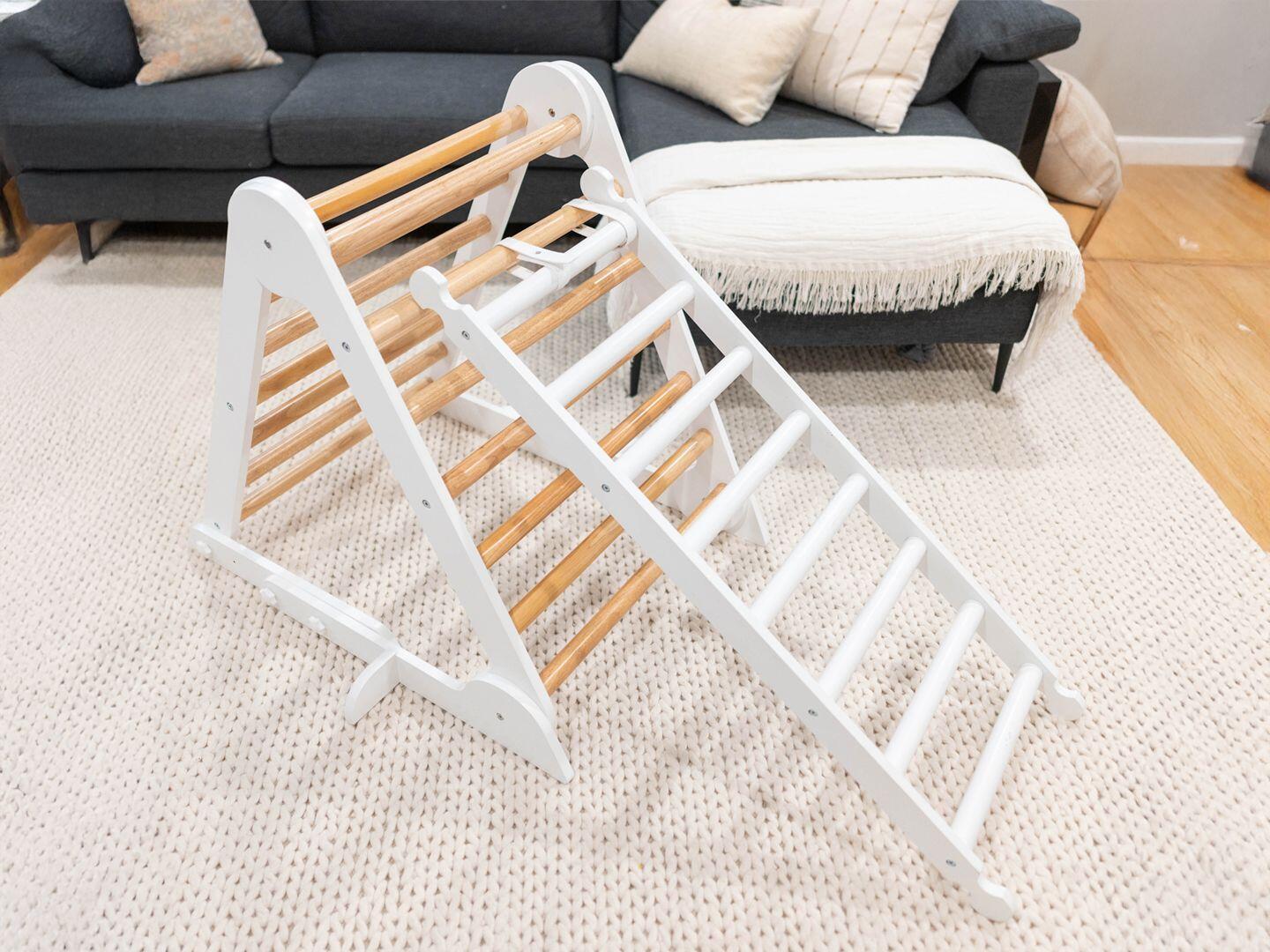 Little Partners Climbing Ladder, Soft White, rollover
