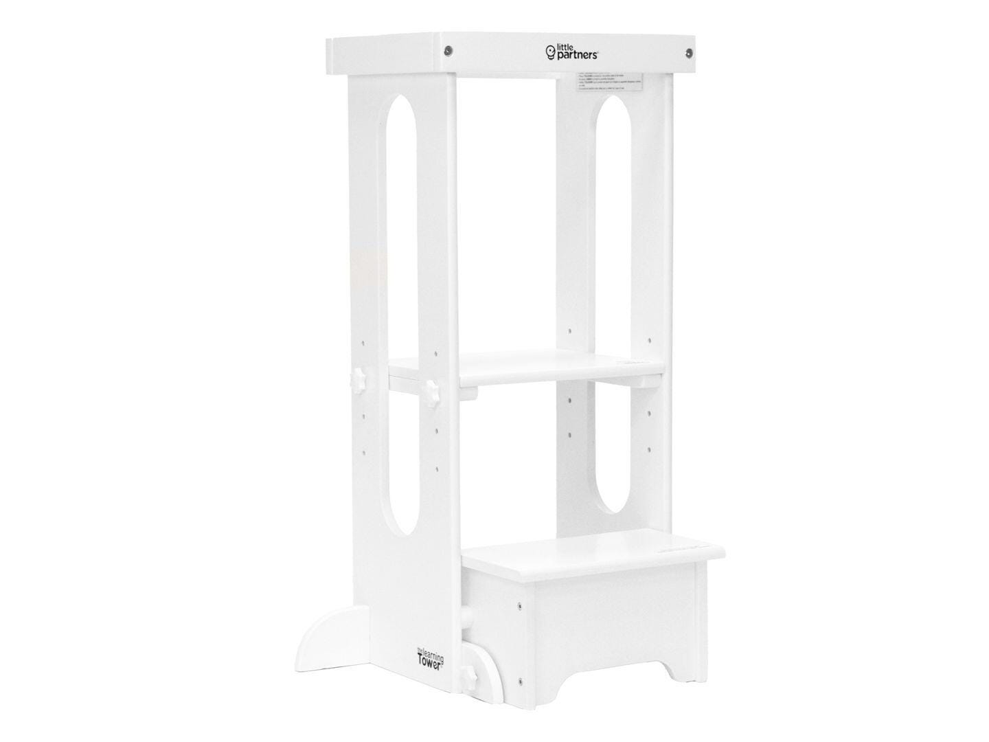 Little Partners Learning Tower, Soft White, large