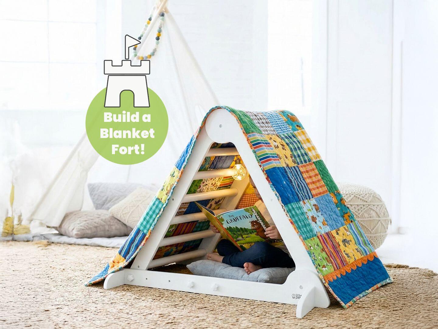 Little Partners Learn 'N Climb Triangle, Soft White, large