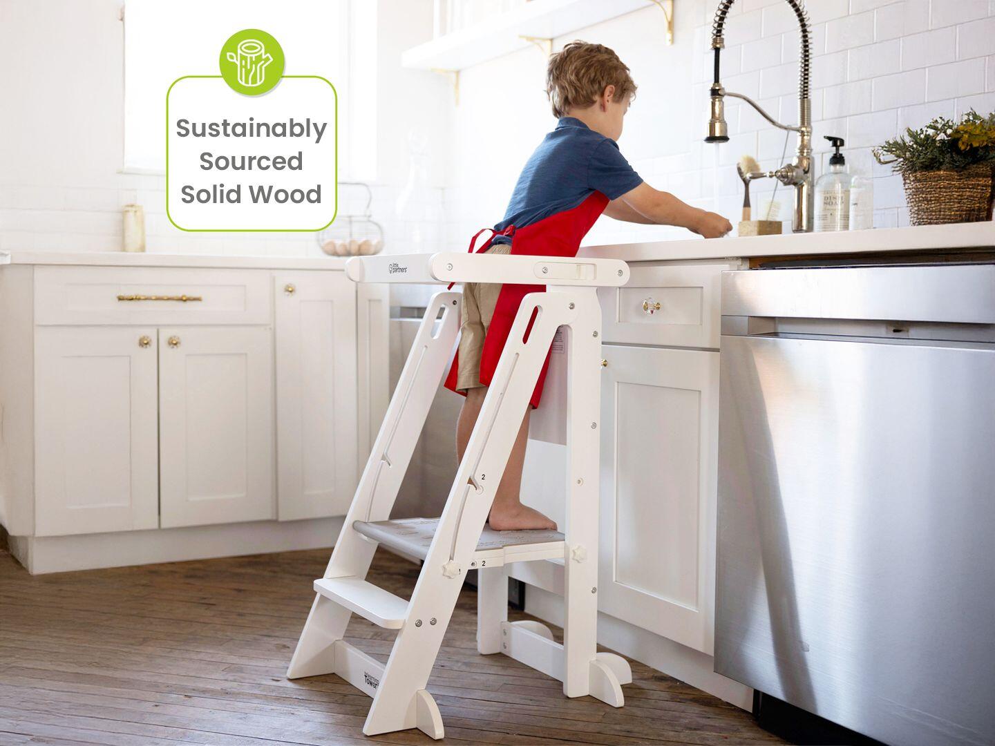 Little Partners Toddler Foldable Step Stool, , large