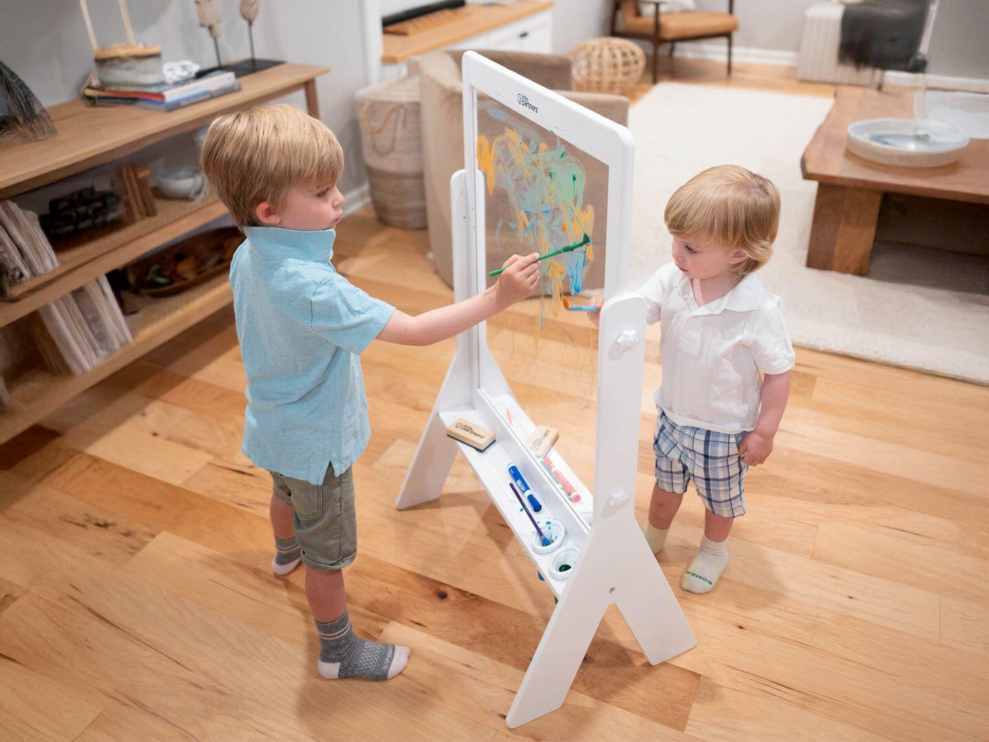 Little Partners Peek-A-Boo Adjustable Art Easel, , rollover