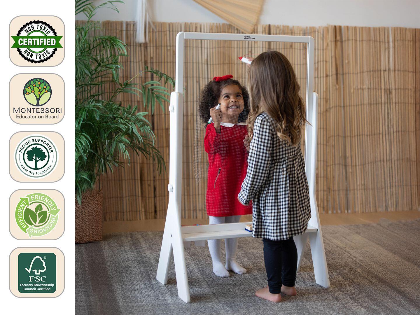 Little Partners Peek-A-Boo Adjustable Art Easel, , large