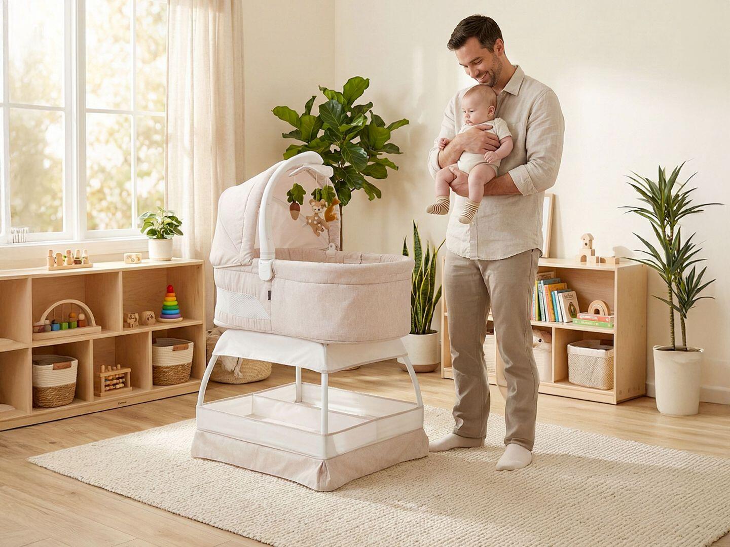TruBliss Sweetli Calm Bassinet, , large