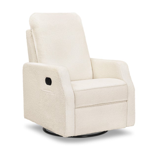 daVinci Lucas Manual Swivel Recliner, Cream