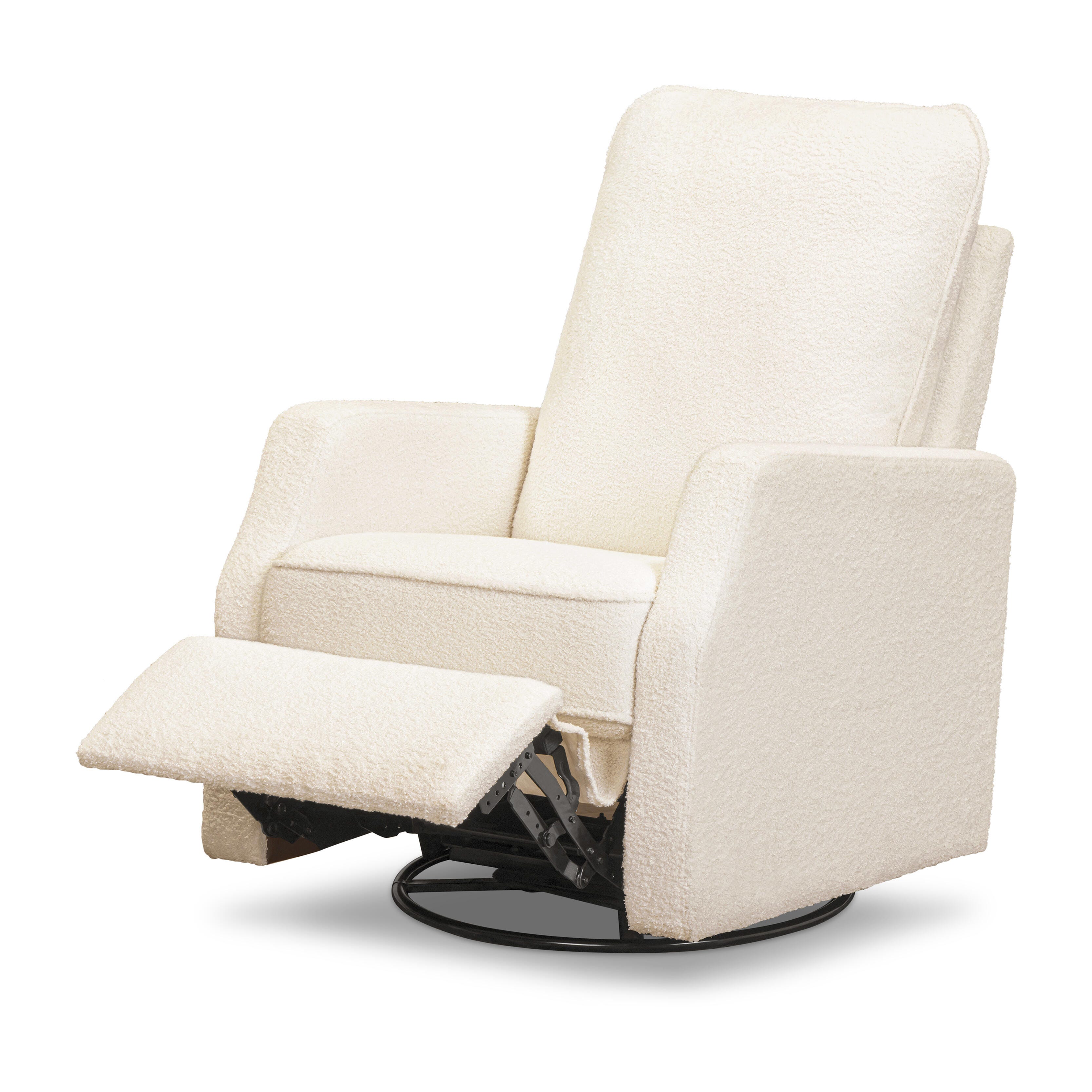 daVinci Lucas Manual Swivel Recliner, Cream, large