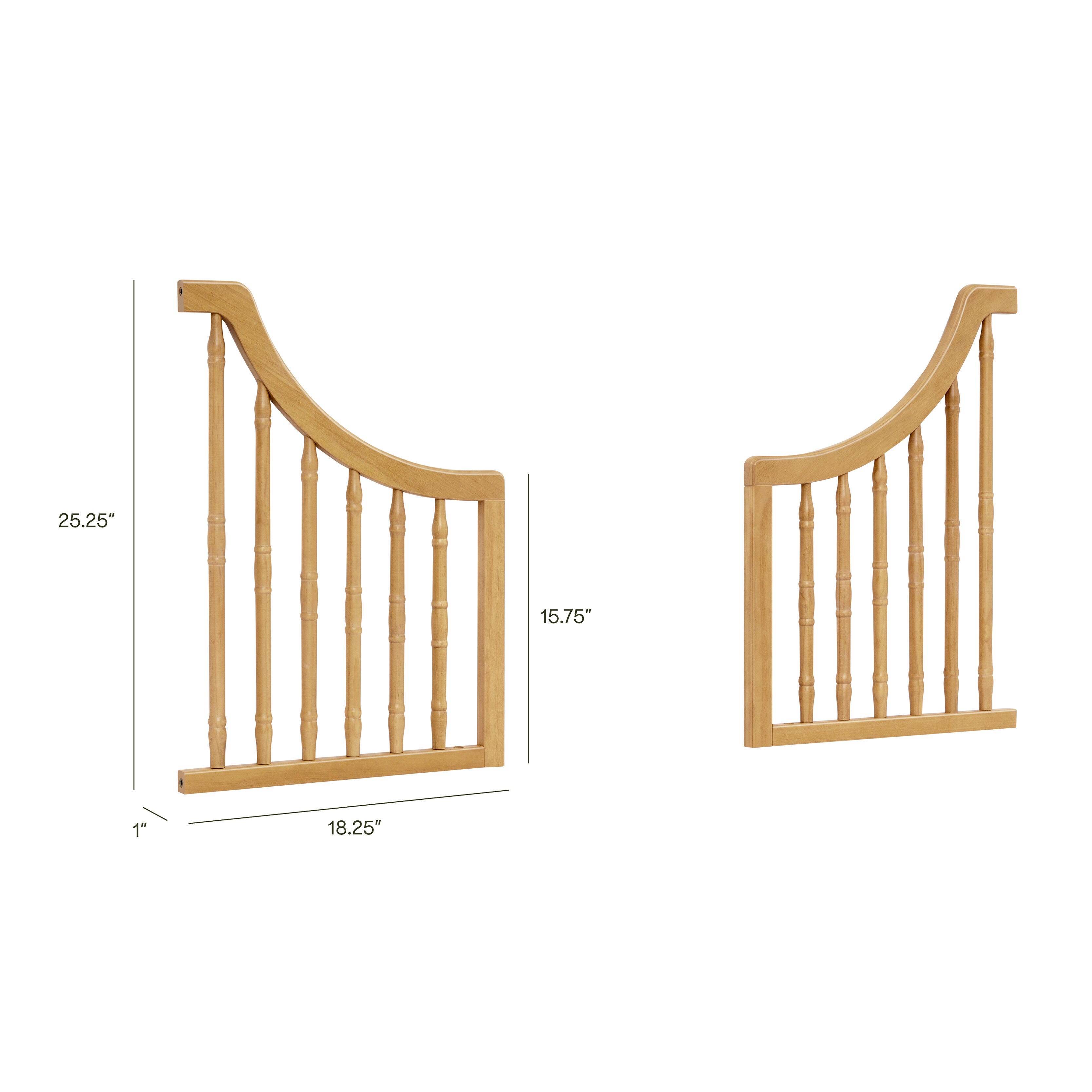 Namesake Liberty Toddler Bed Conversion Kit, Honey, large