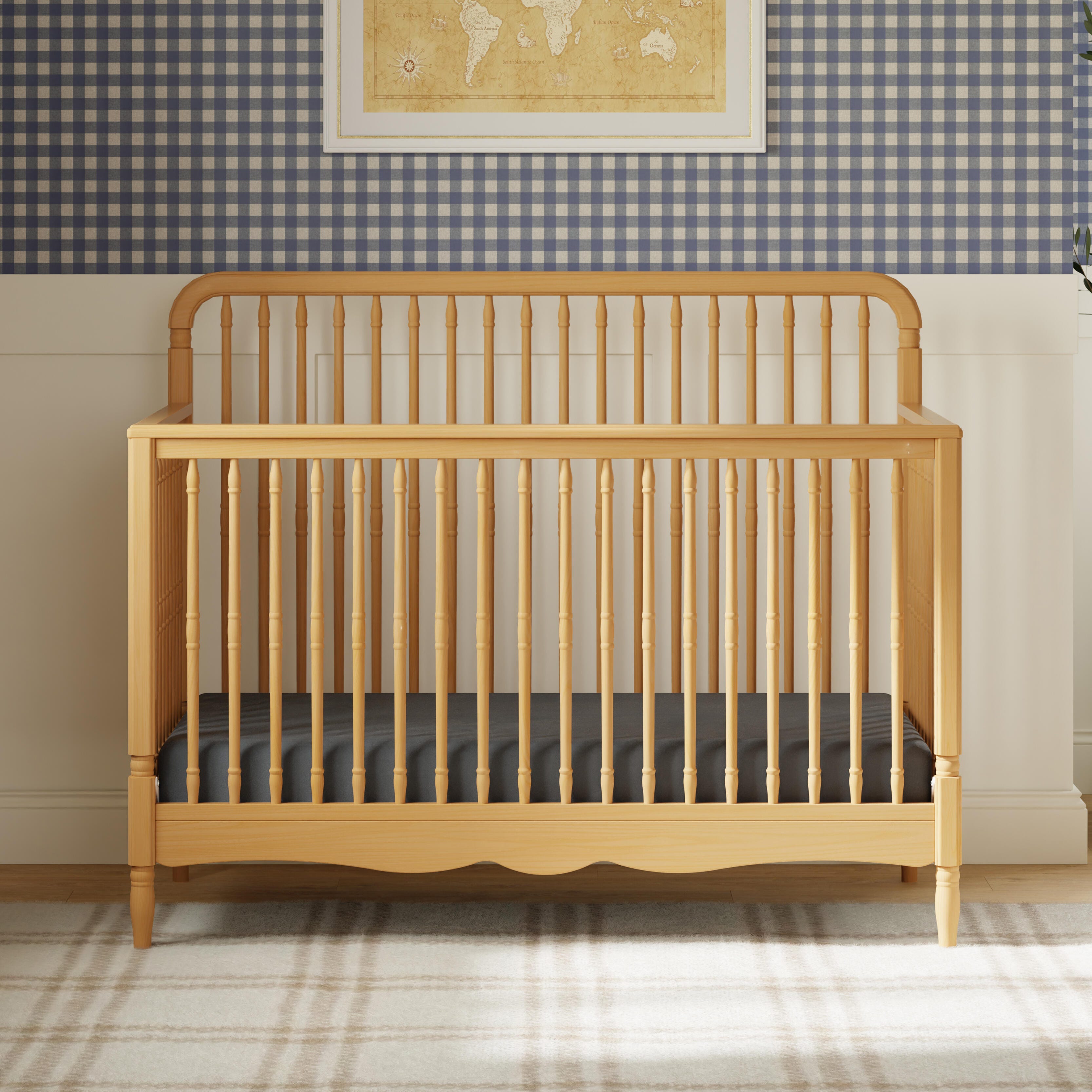 Namesake Liberty 4-in-1 Convertible Crib, Honey, rollover