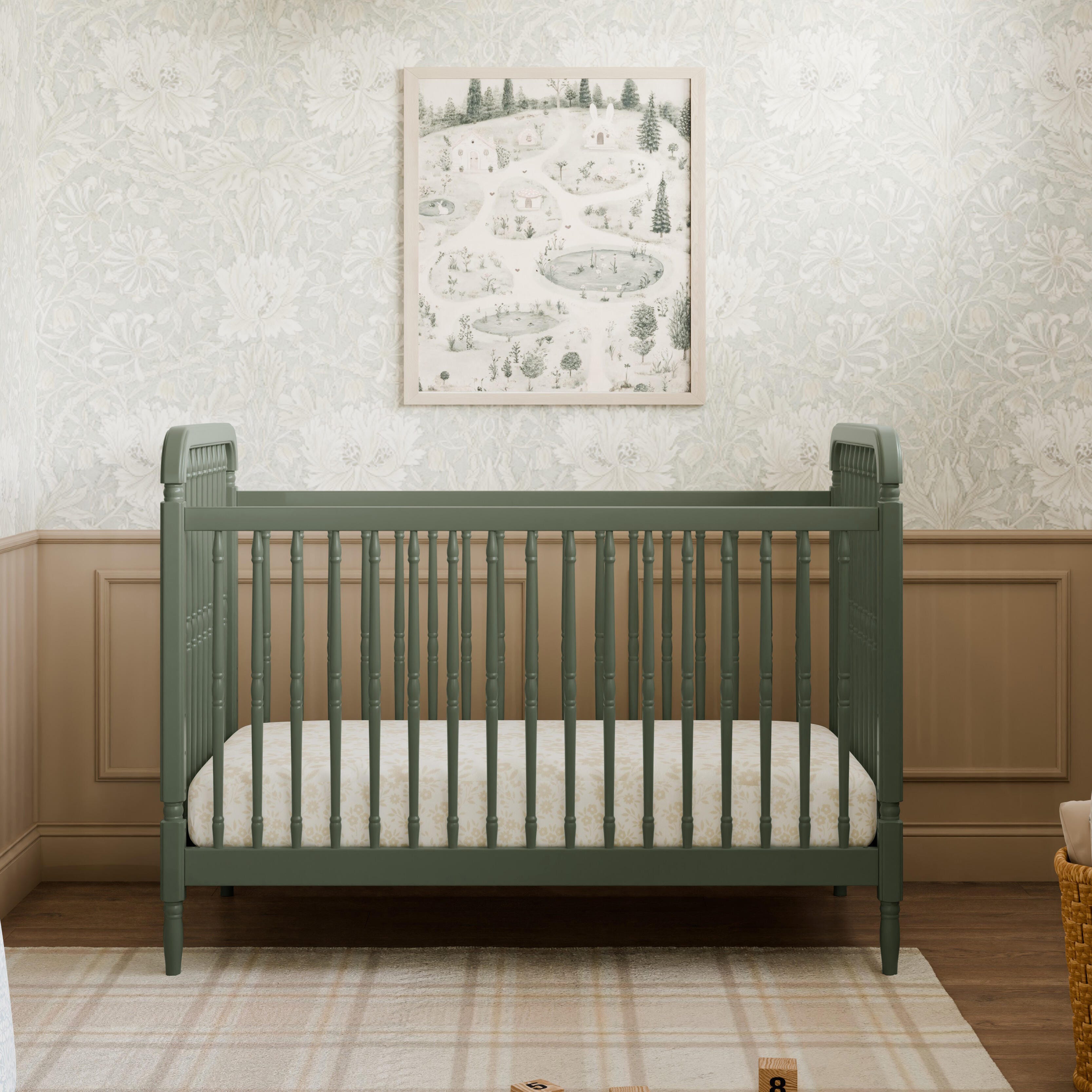 Namesake Liberty 3-in-1 Convertible Crib, Juniper, rollover