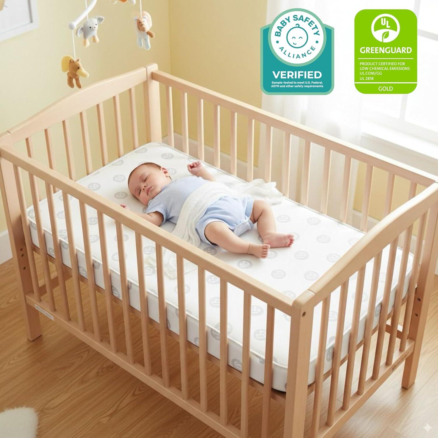Fisher-Price Hello Rainbow Crib and Toddler Mattress, , large