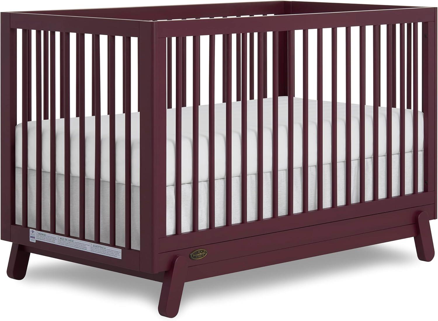 Dream On Me Hygge 5-in-1 Convertible Crib, Auburn, large