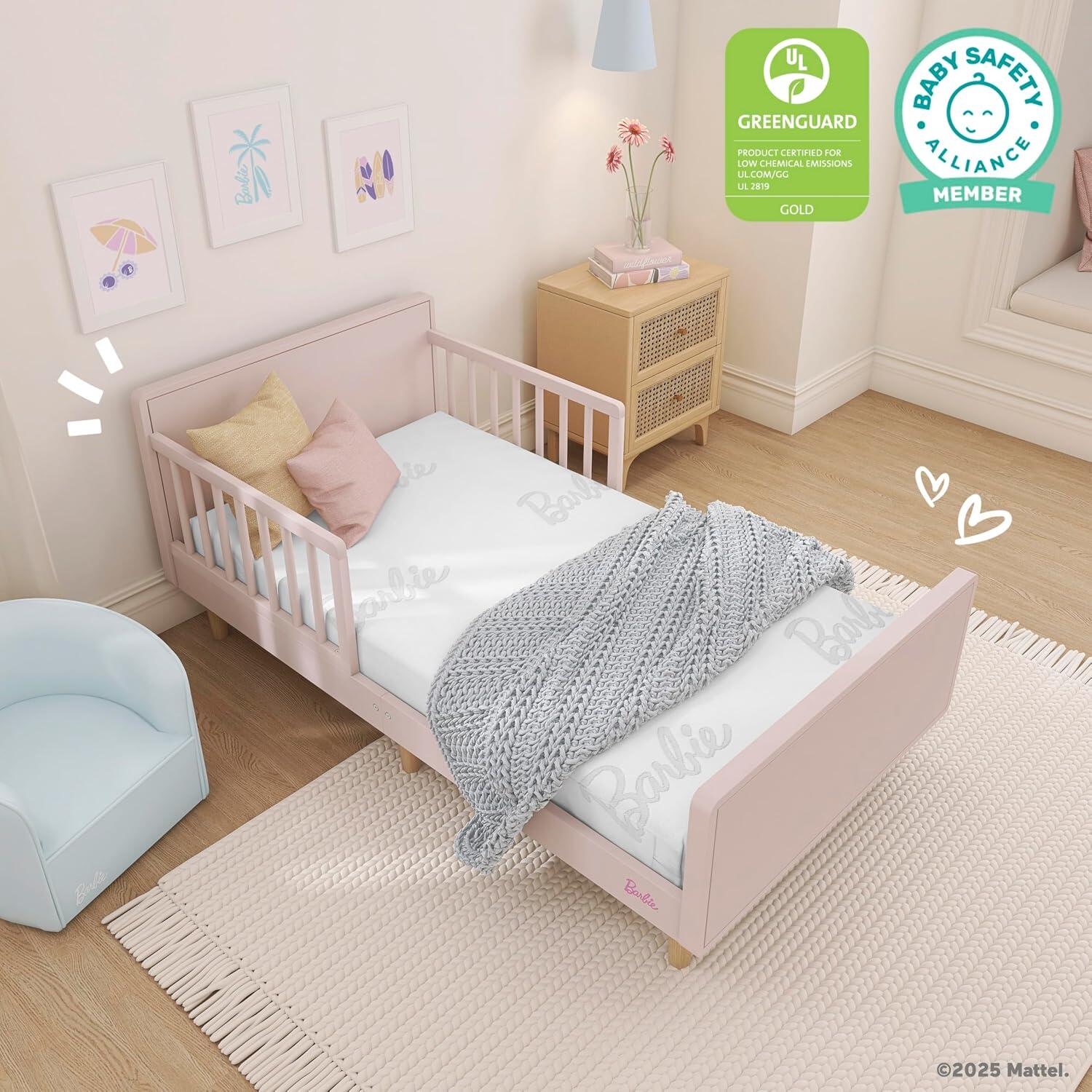Barbie Chasing Dreams Crib and Toddler Mattress, , large