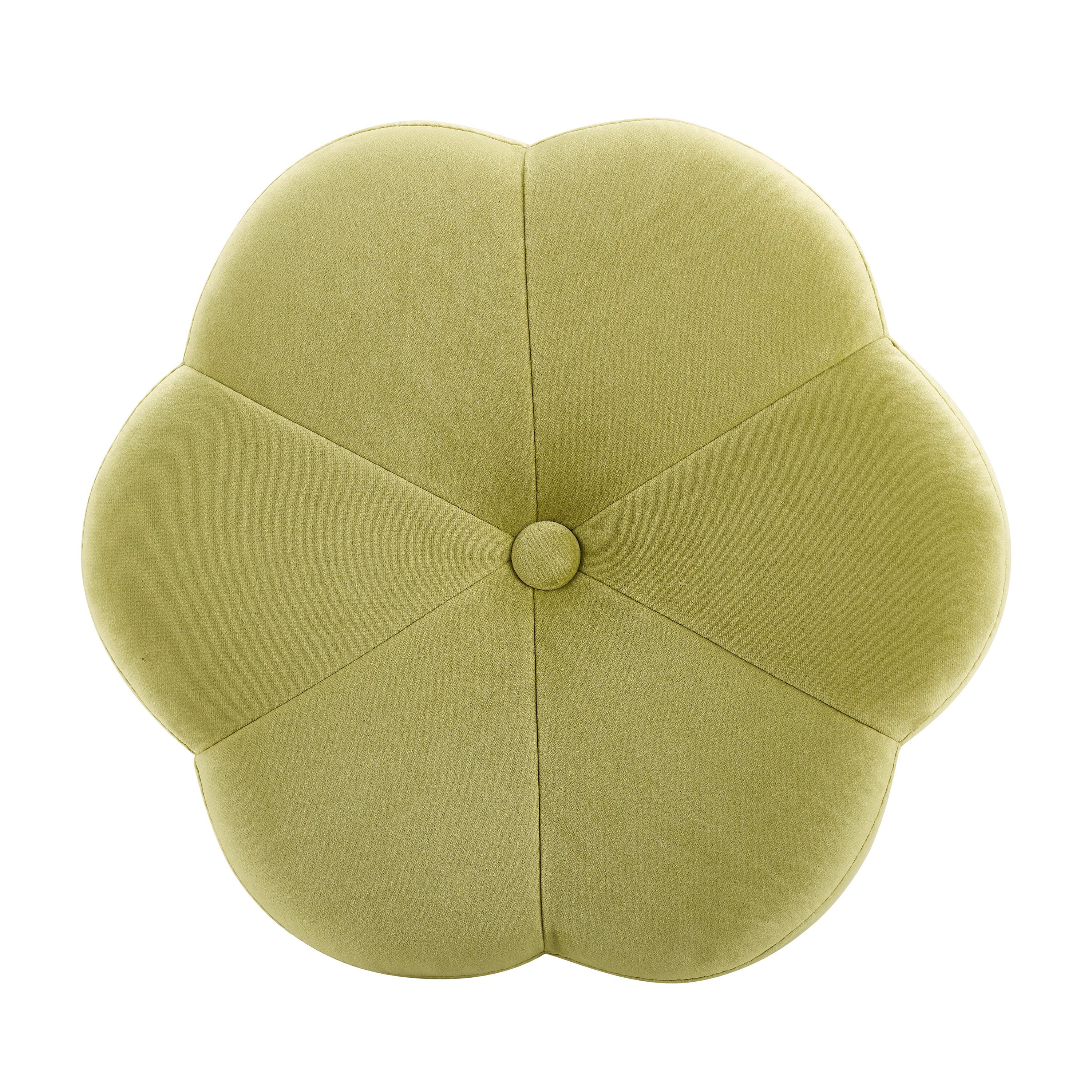 Linon Veda Vanity Stool, Green, large