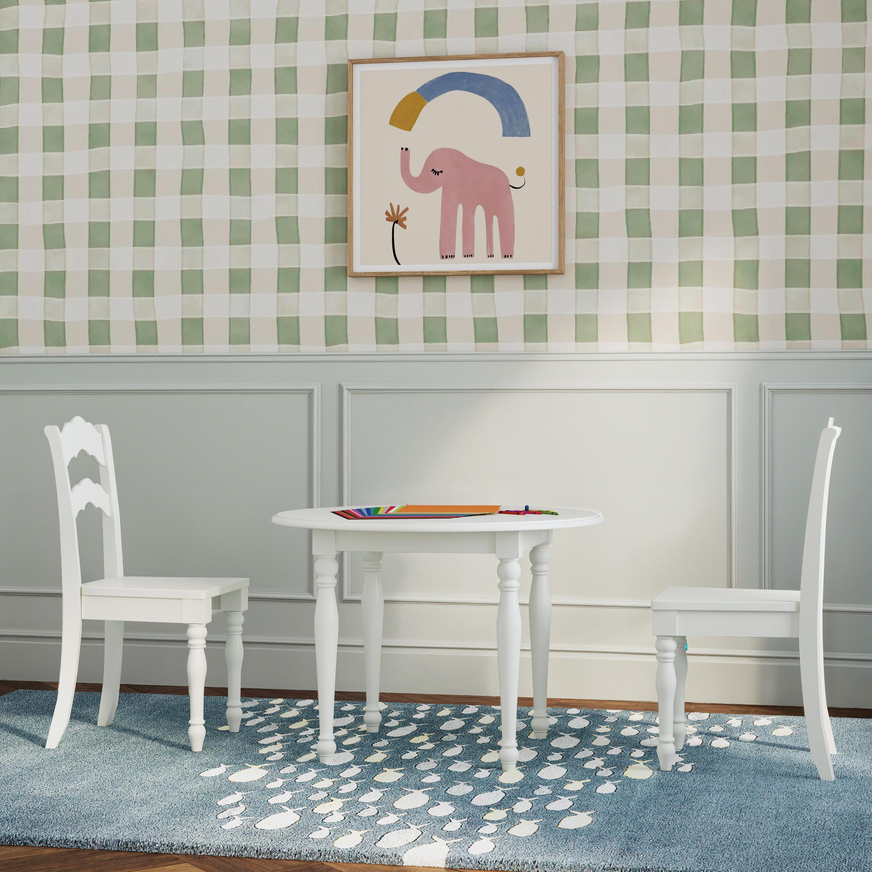Linon Kids Table And 2 Chairs Set, , large