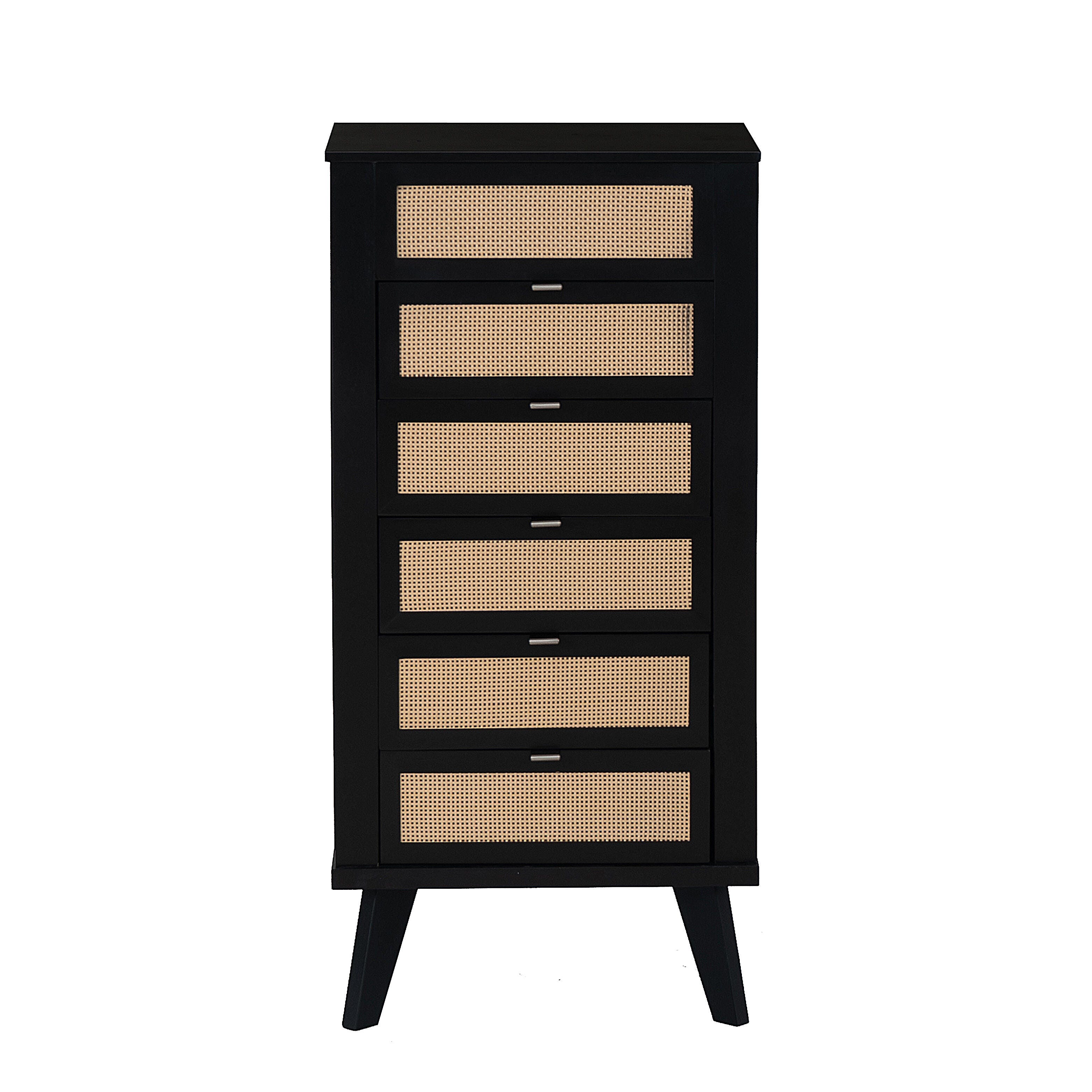 Linon Milna 6 Drawer Armoire, , large