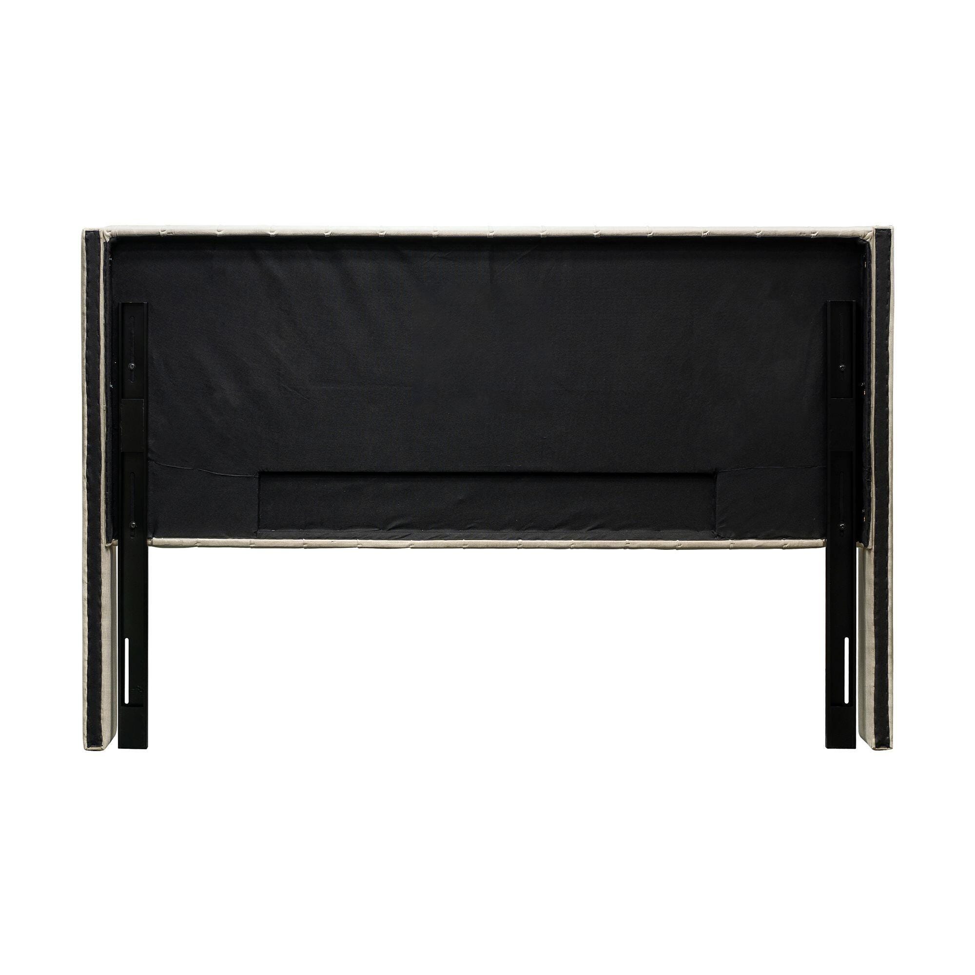Madison Park Amelia Upholstered King Headboard, Beige, large