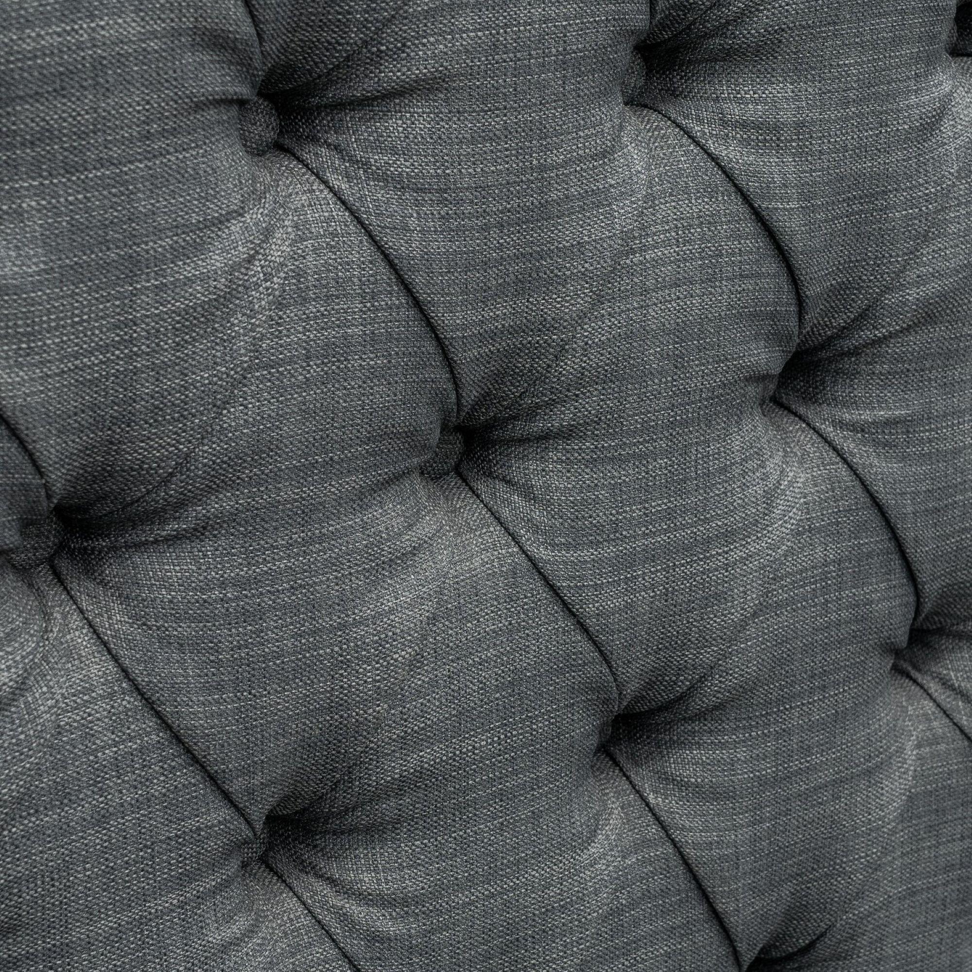 Madison Park Amelia Upholstered Full/Queen Headboard, Dark Gray, large