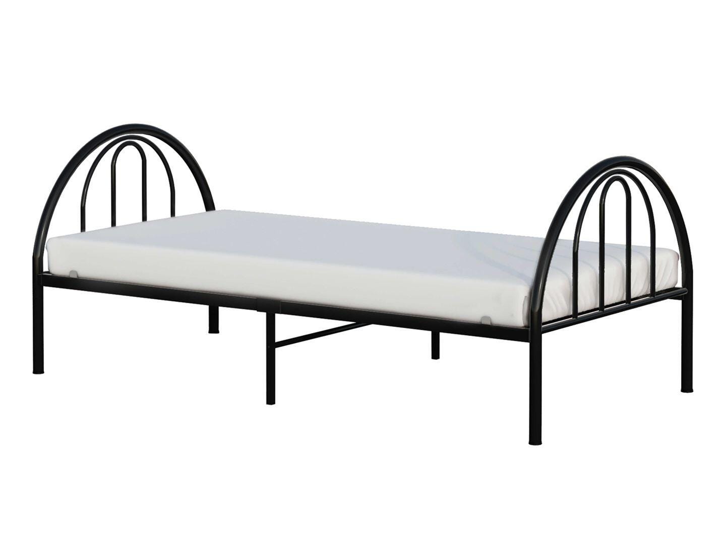 BK Furniture Brroklyn Twin Metal Bed, Black, large