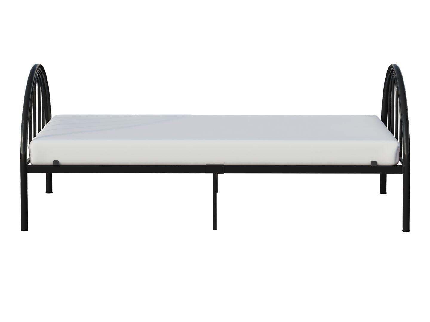 BK Furniture Brroklyn Twin Metal Bed, Black, large